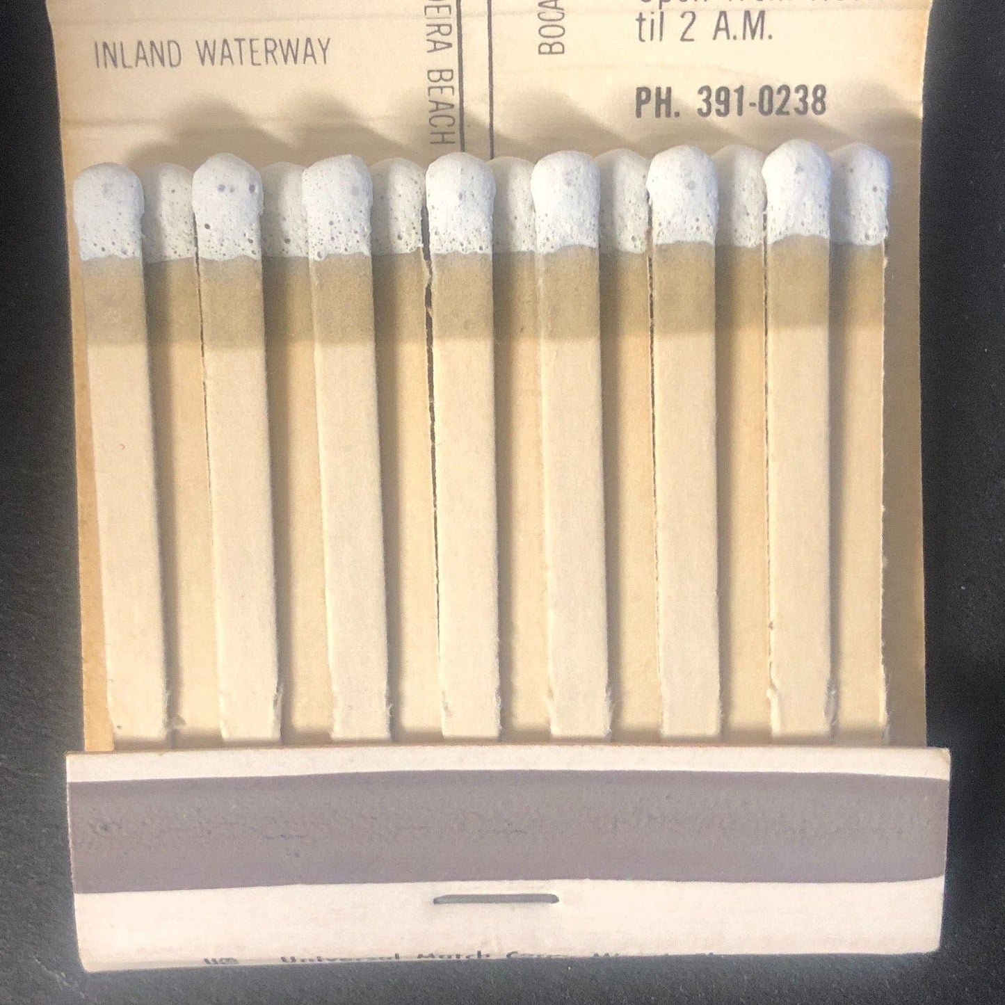 Gene's Lobster House Restaurant Madeira Beach, FL Full Matchbook c1964-73 Scarce