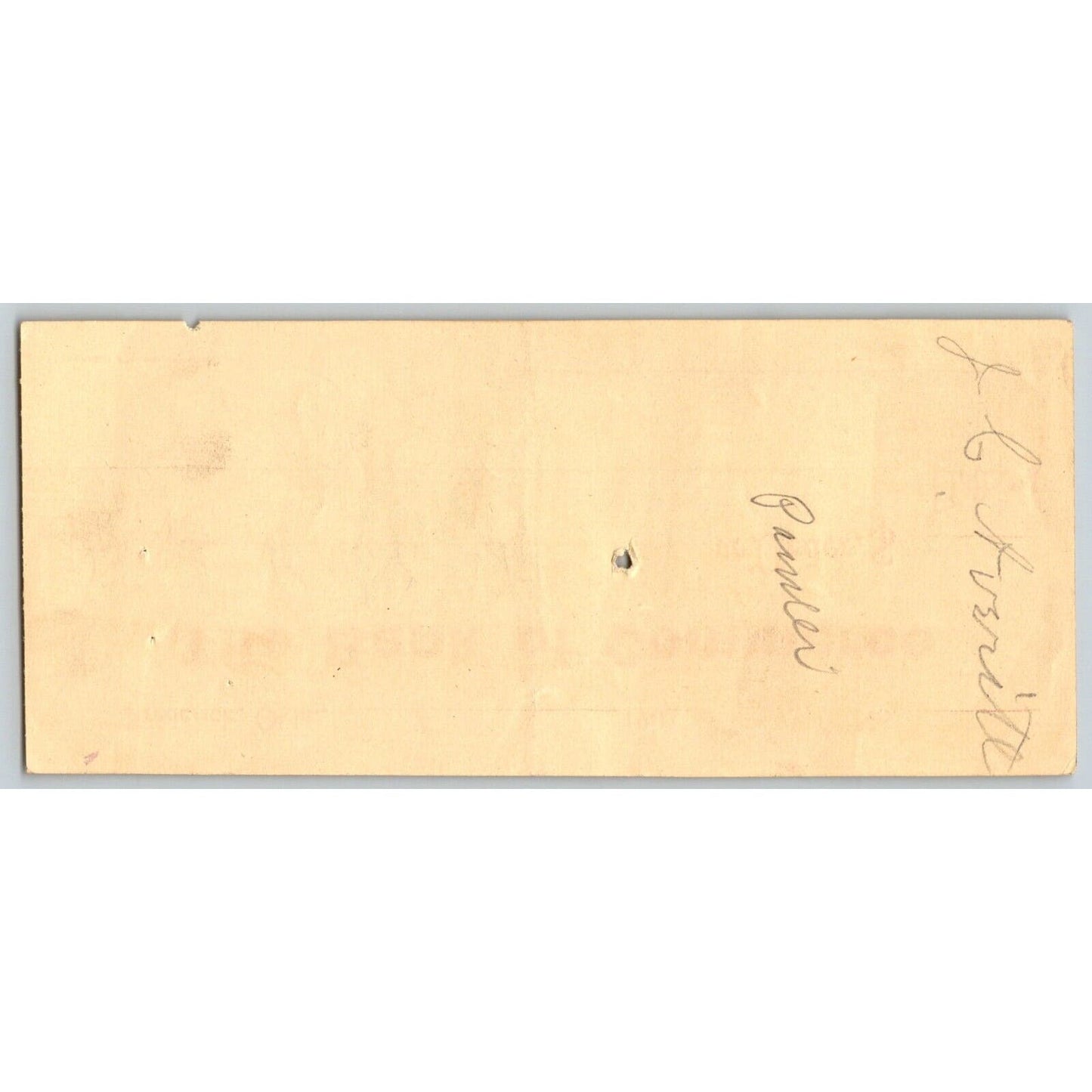 Frederick Oklahoma Territorial 190? Bank of Commerce Check Scarce
