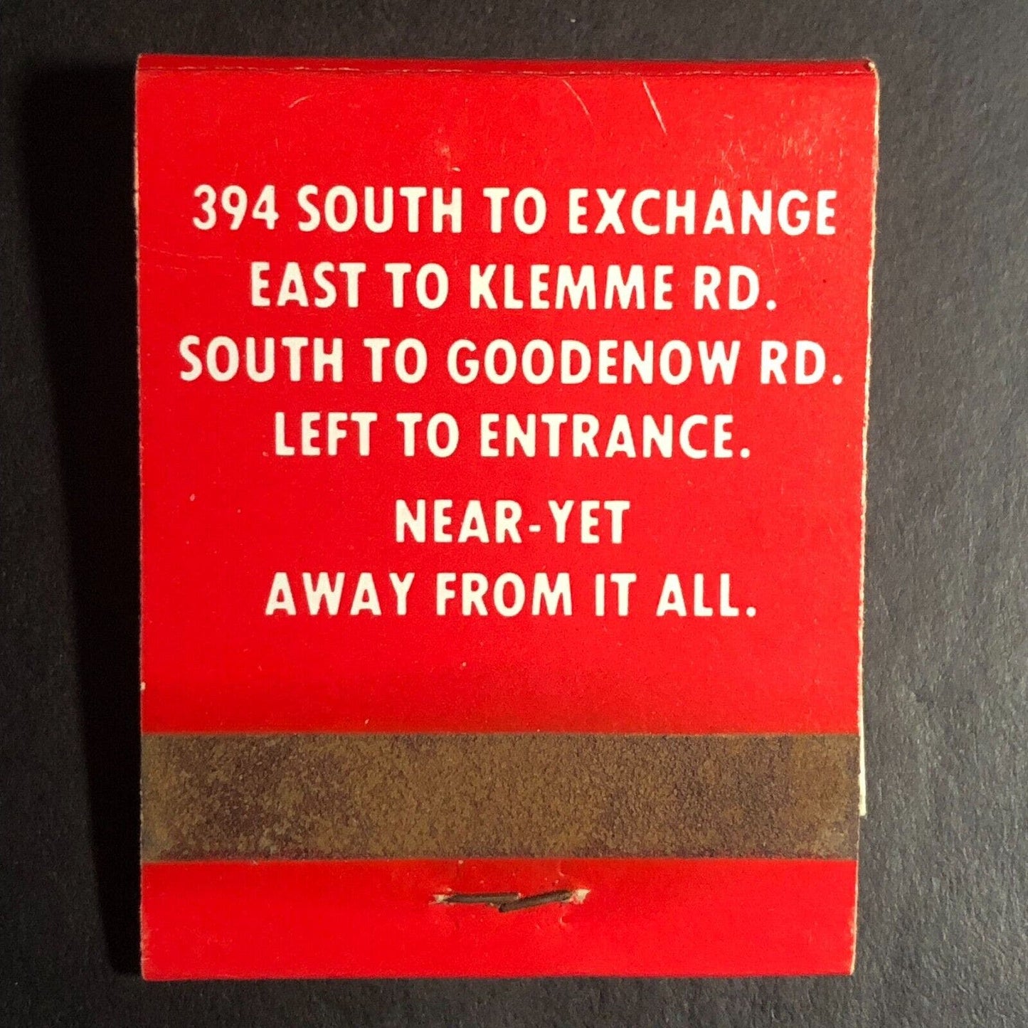 Covered Wagon Campground Crete, IL Full Matchbook c1974-84 VGC