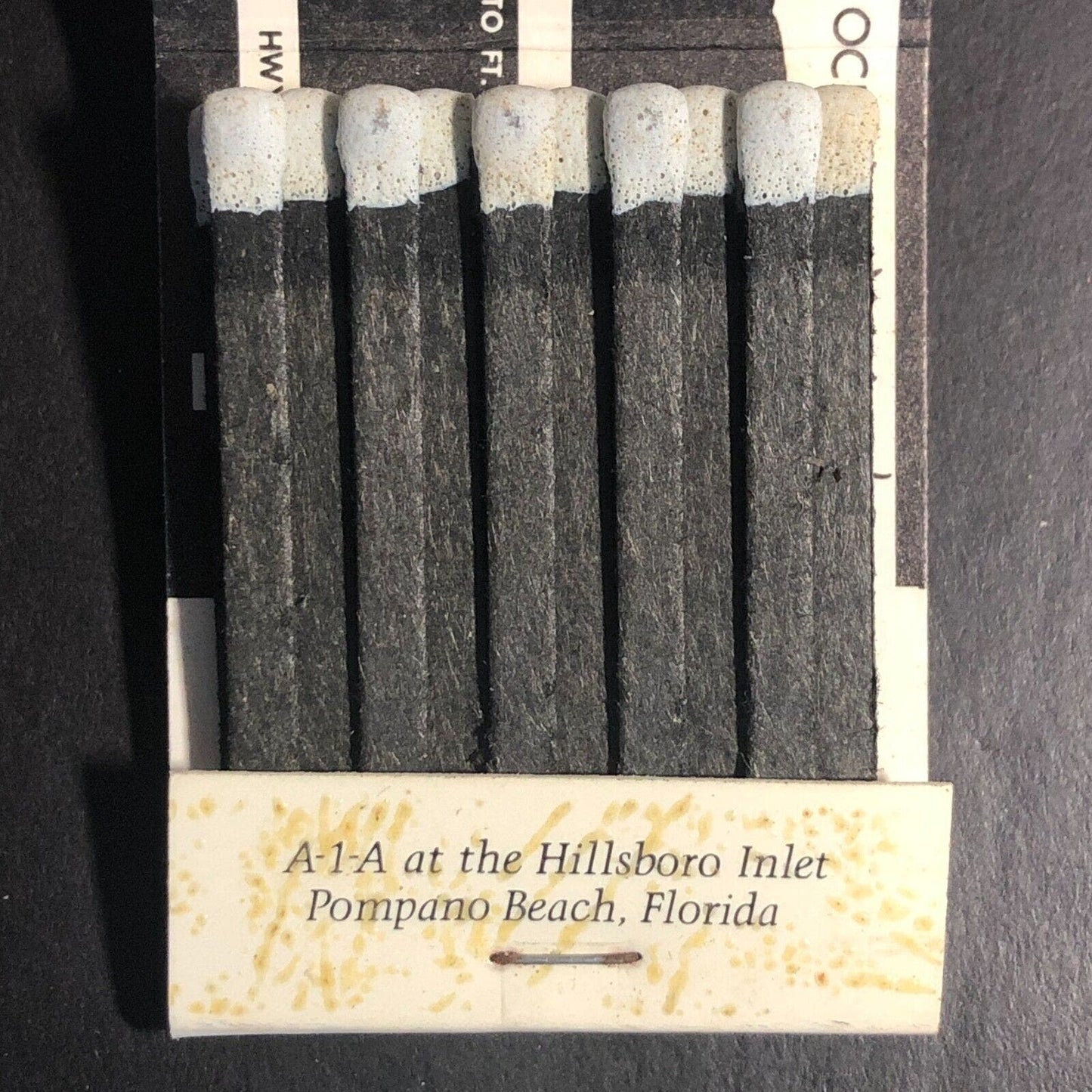 The Yardarm Restaurant Pompano Beach, FL Full Matchbook c1974-84 VGC