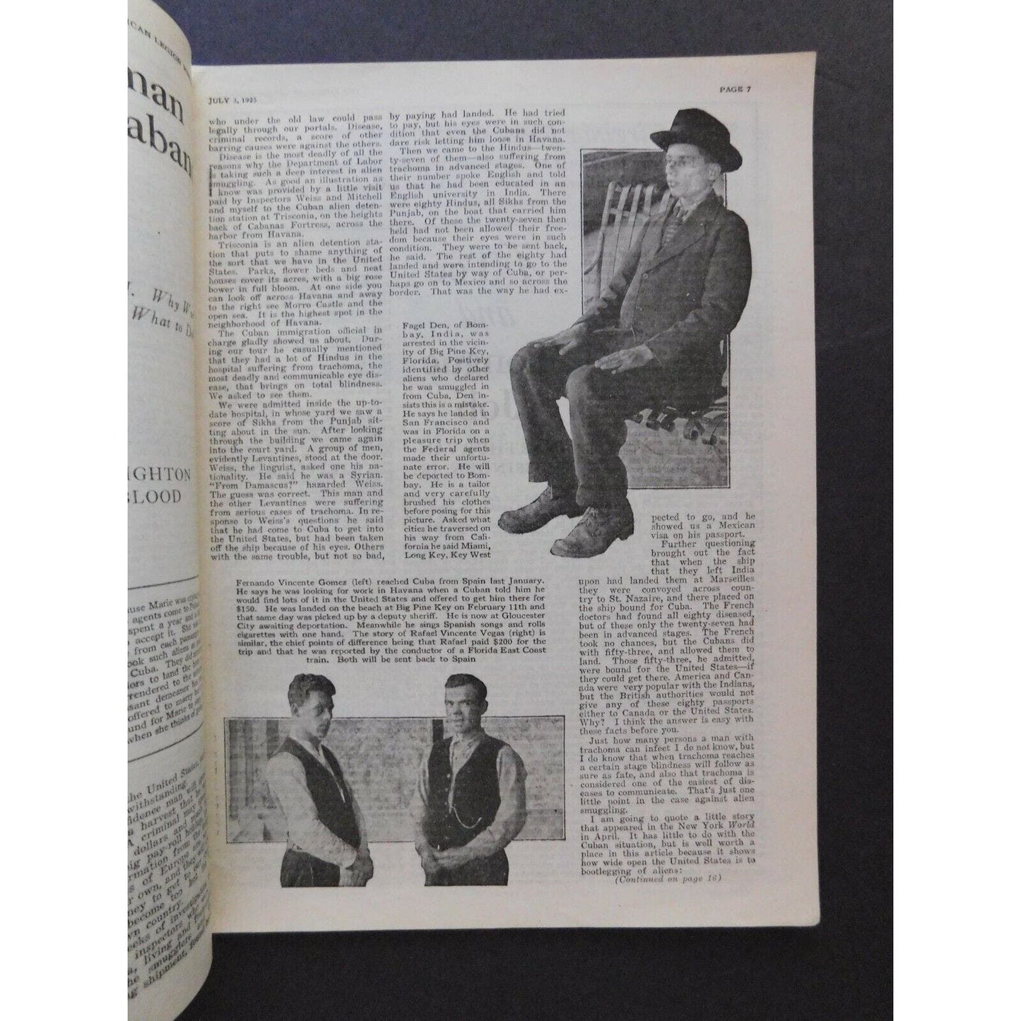 "The American Legion Weekly" July 3 1925 - 22 pgs.