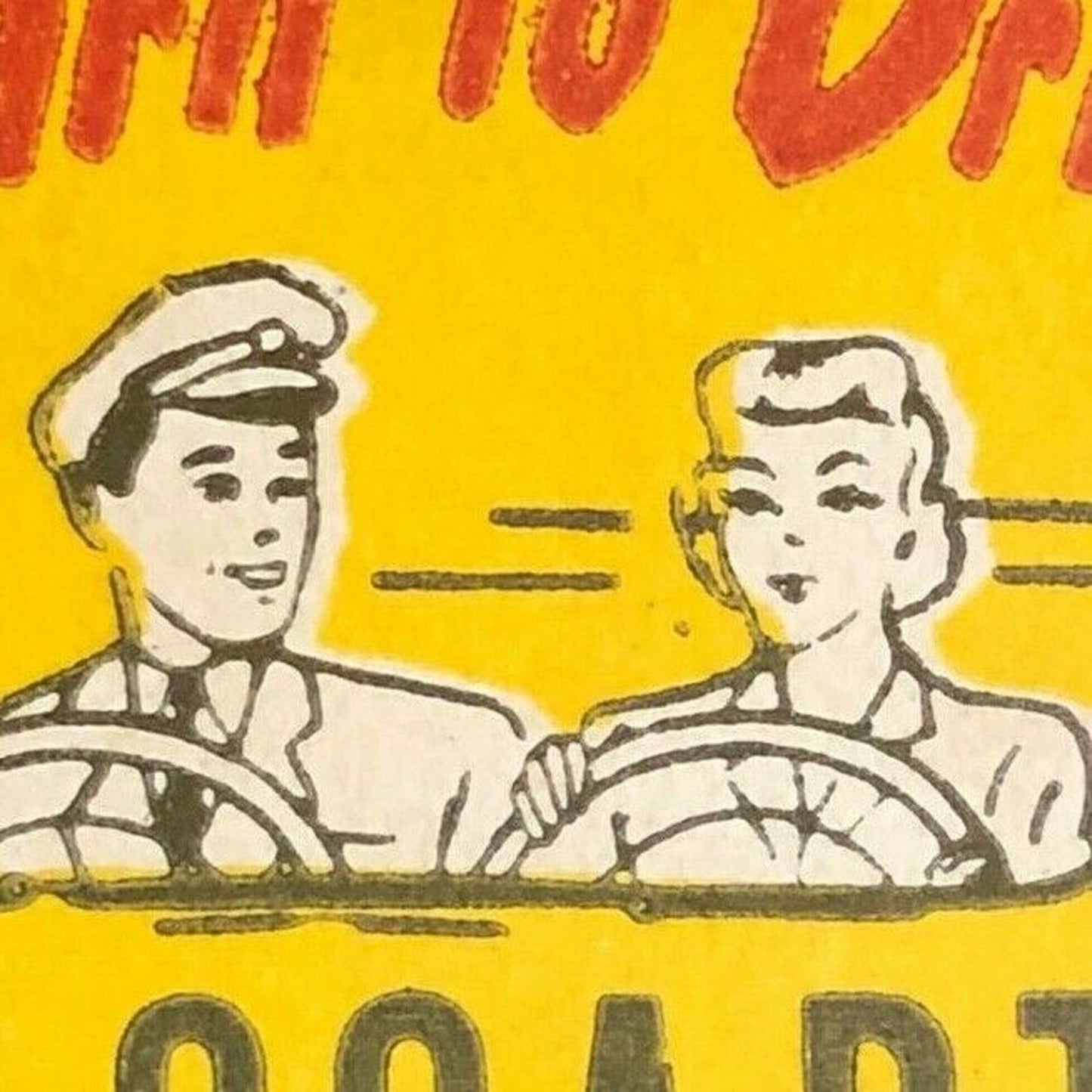 1960's Full Matchbook "Taggarts Driving School" (Several CT Locations)