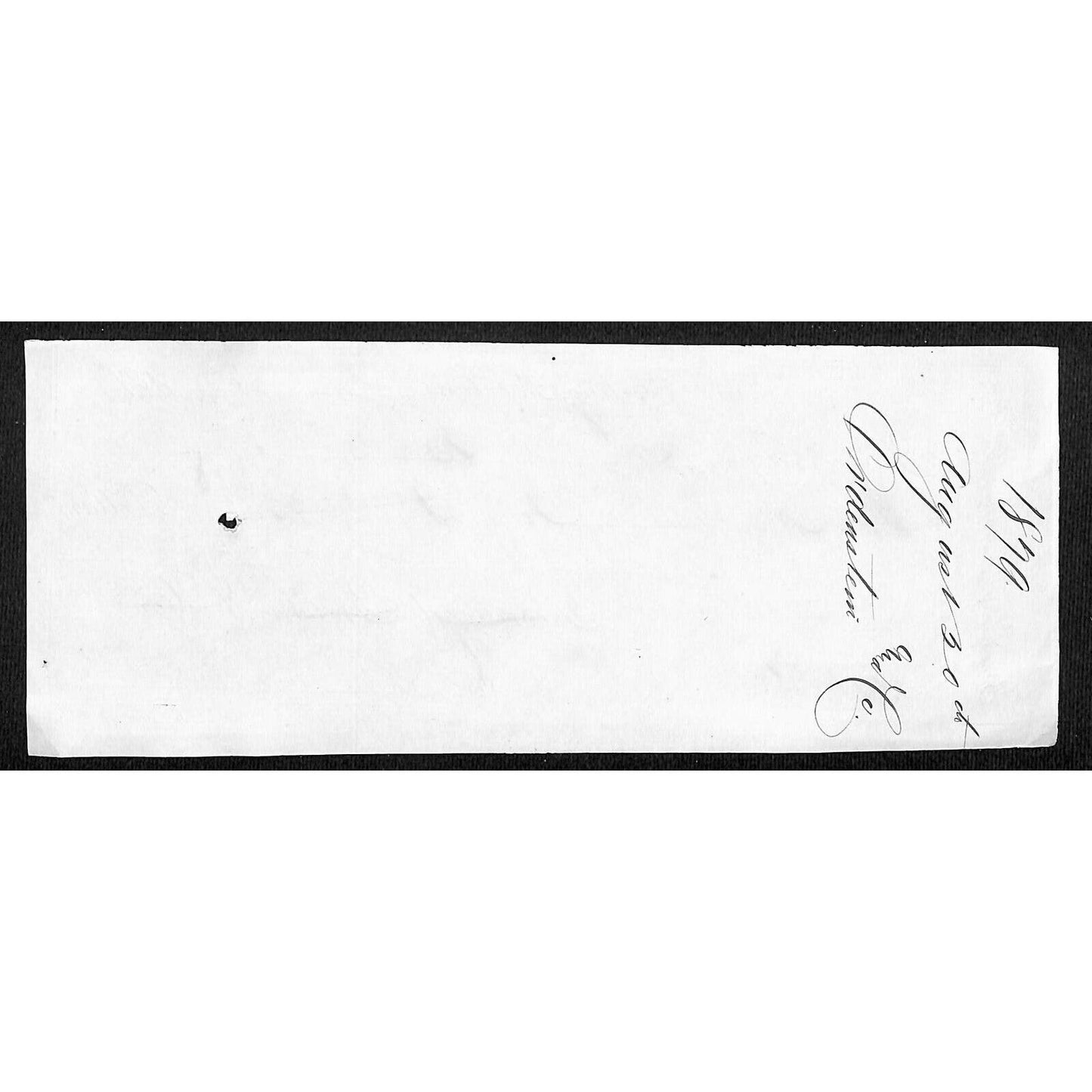 Helena Montana Greenhood Bohm & Co (Clothiers) 1879 Payment Receipt *Handwriting