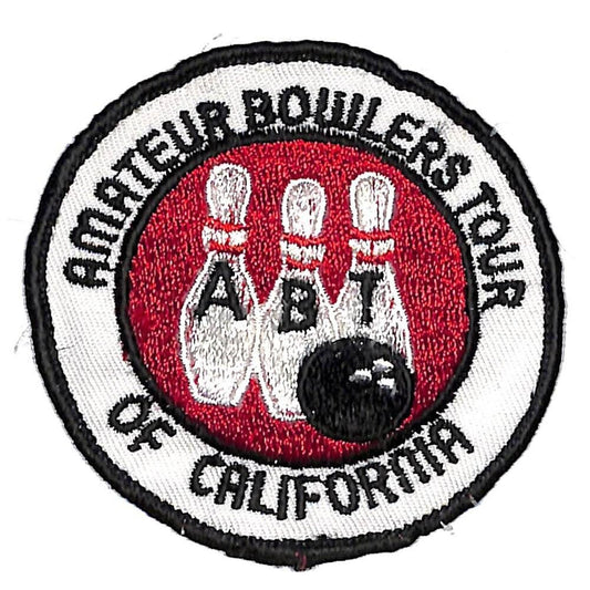 ABT Amateur Bowlers Tour of California Embroidered Bowling Patch