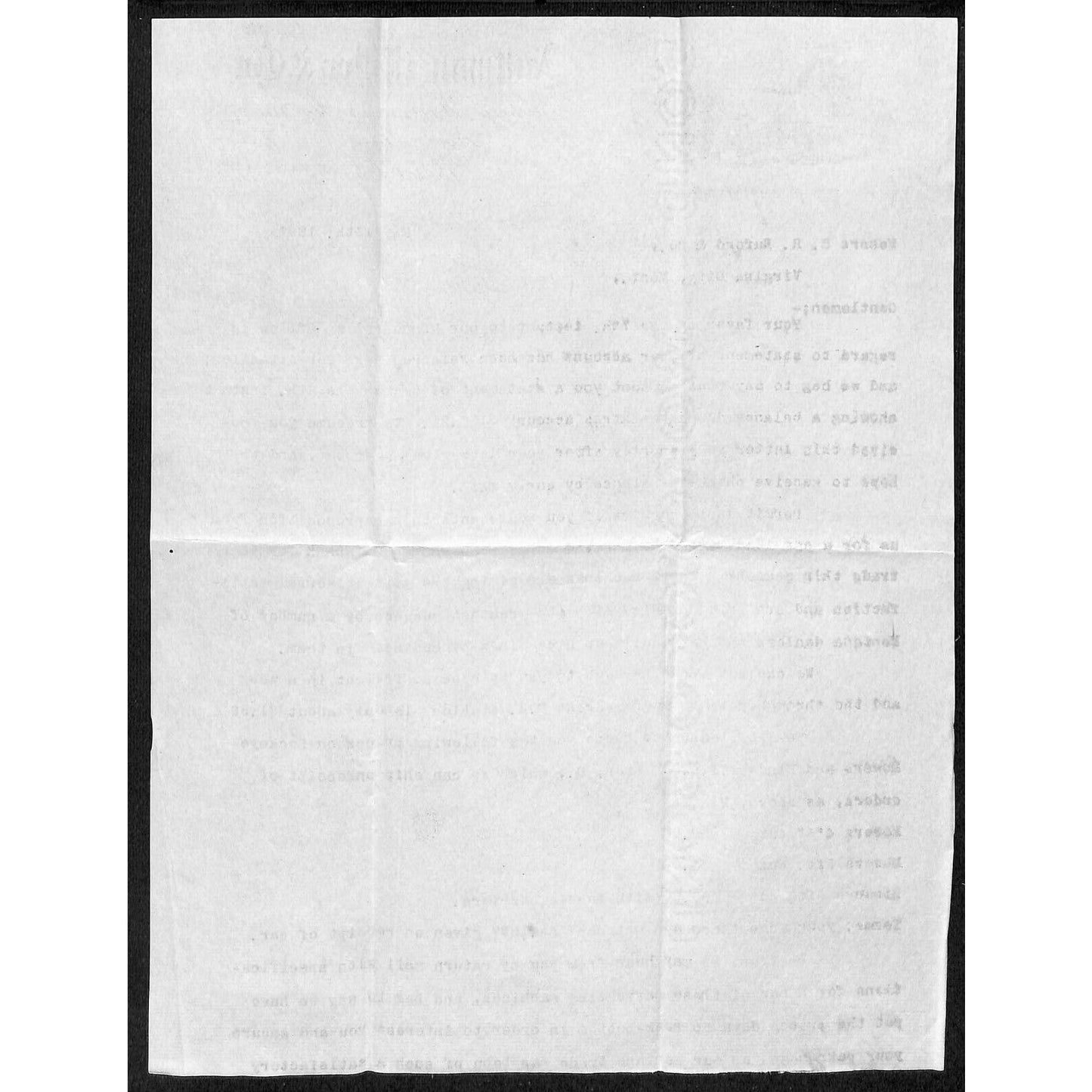 Aultman, Miller & Co. Buckeye Harvesting Akron, OH 1897 Letterhead S.R. Buford*