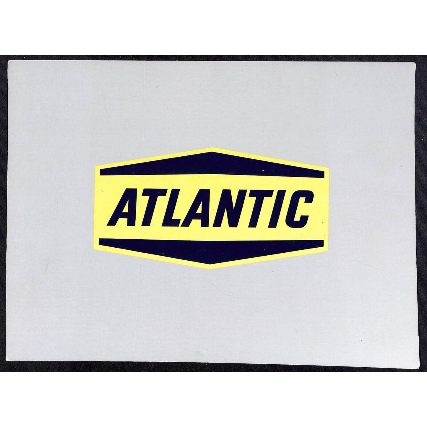 c1950's-60's Atlantic Richfield Gasoline / Petroleum Pair of Mounted Stickers 7"