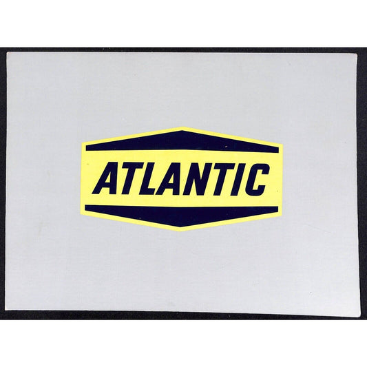 c1950's-60's Atlantic Richfield Gasoline / Petroleum Pair of Mounted Stickers 7"