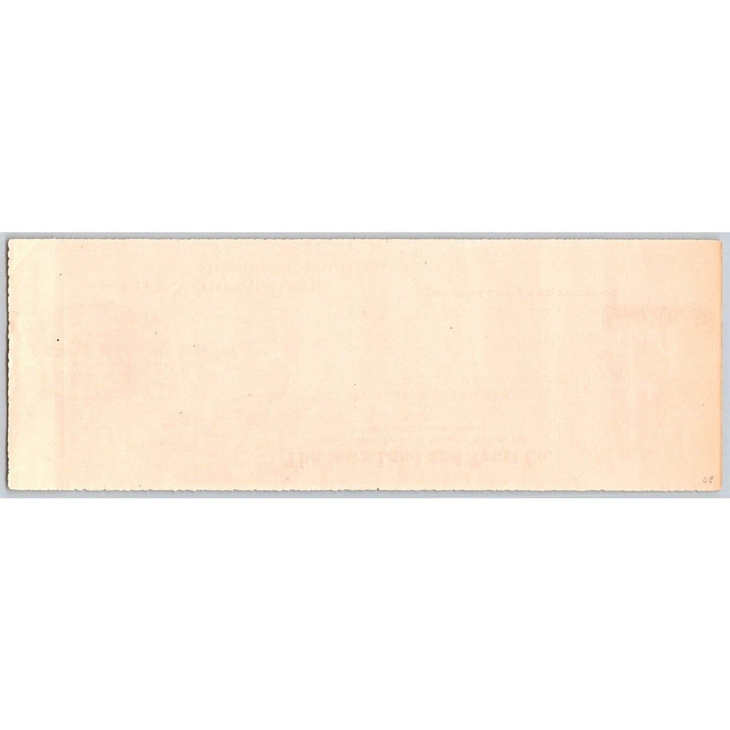 Muskogee, OK Indian Territory c1907 Iowa Land & Trust Co. Bank Check Scarce