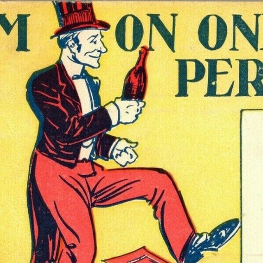 "On One of My Periodicals" c1905 Undivided Comic Celebrate Wealth Humor Postcard