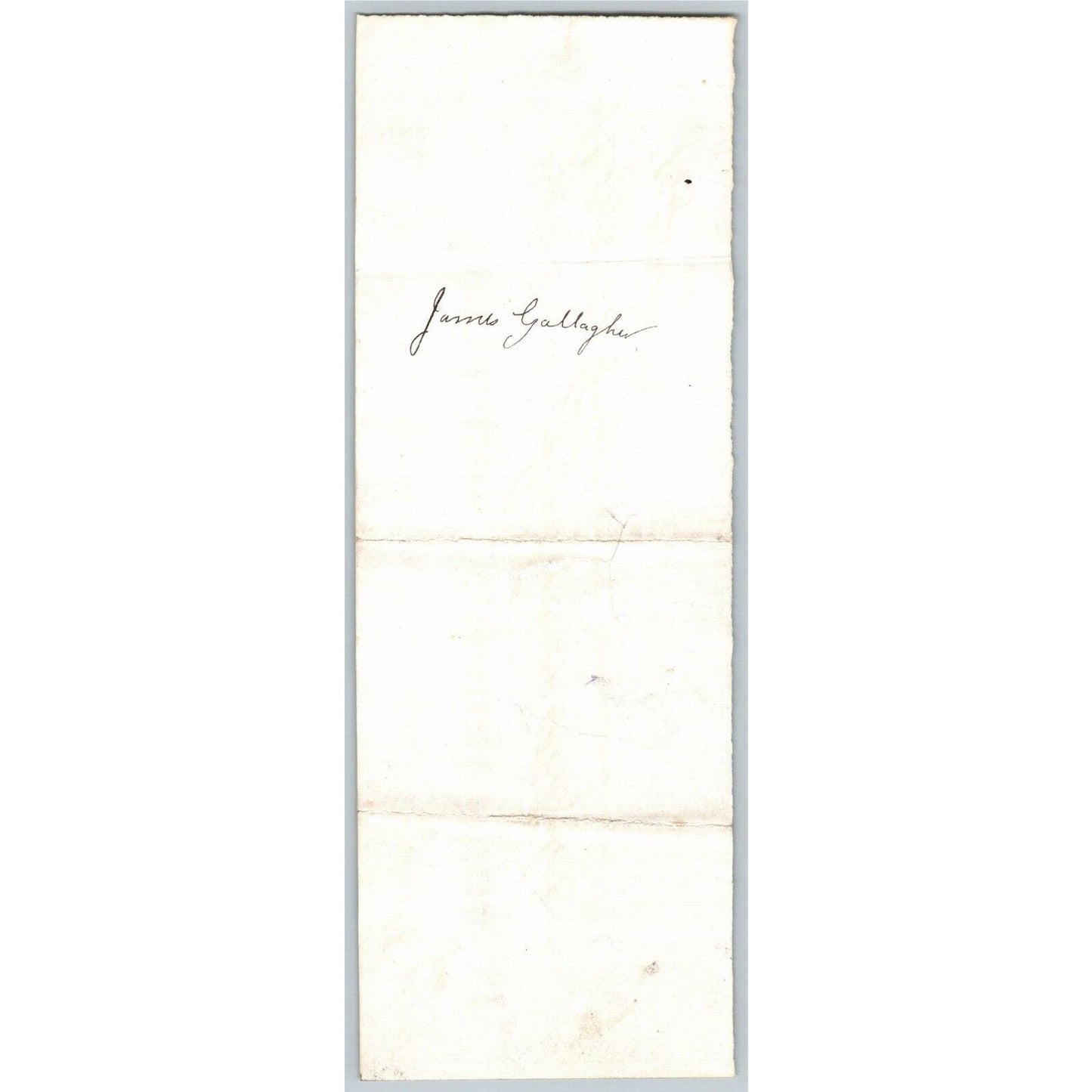 Helena Montana Merchants National Bank Check 1889 J. Gallagher