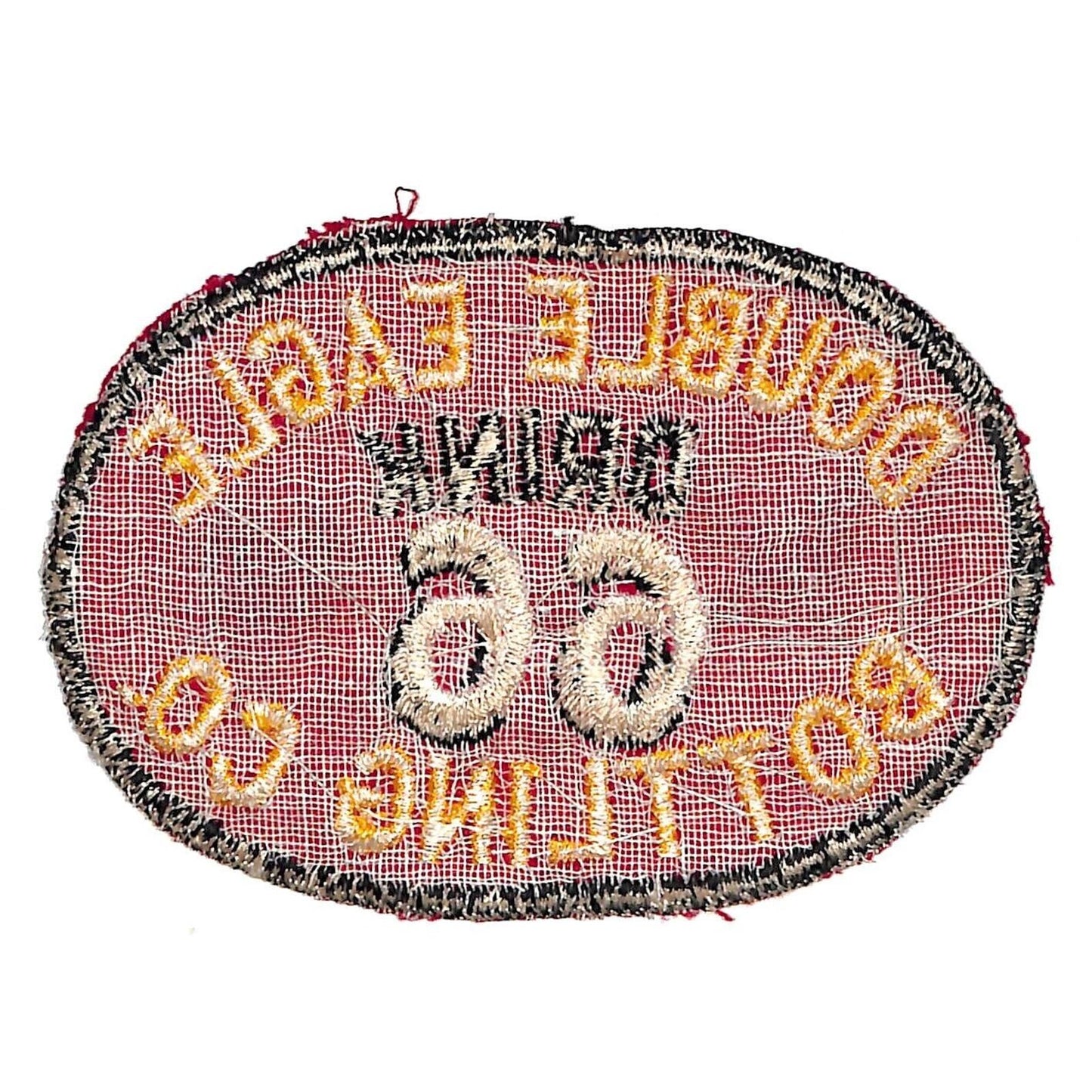 Double Eagle Bottling Drink 66 Embroidered Soda Patch c1930's-40's VGC Scarce