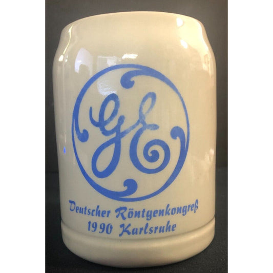 1990 General Electric GE German Ceramic Deutscher Röntgenkongref Mug
