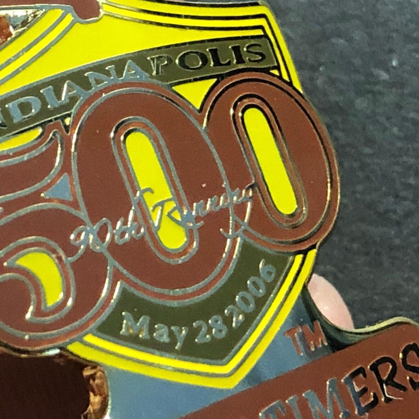 2006 Indy 500 Oldtimers Old Timers Annual BBQ Lapel Hat Pin IMS NOS Scarce