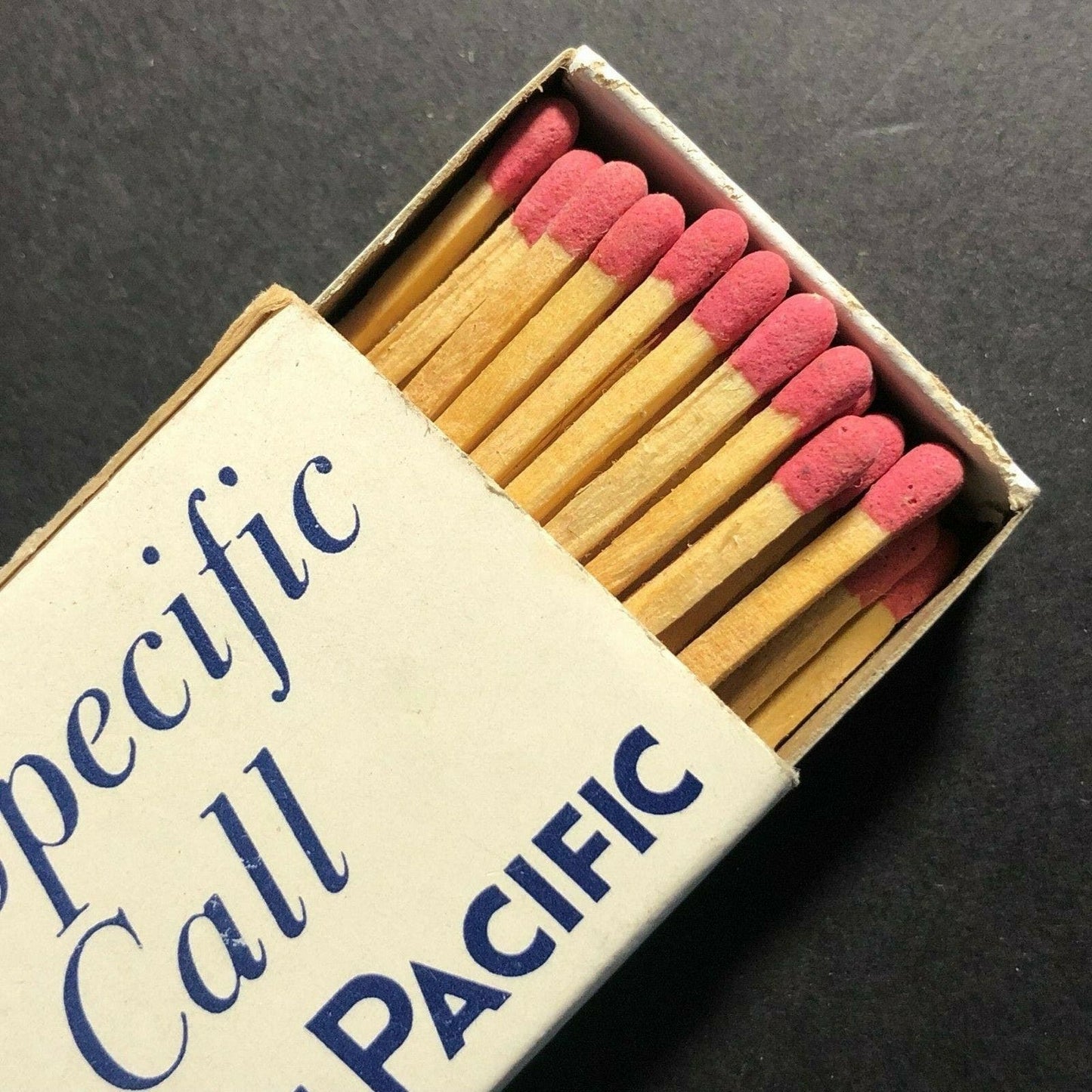 c1960's ? Full Matchbook Matchbox "Be Specific Call Union Pacific"