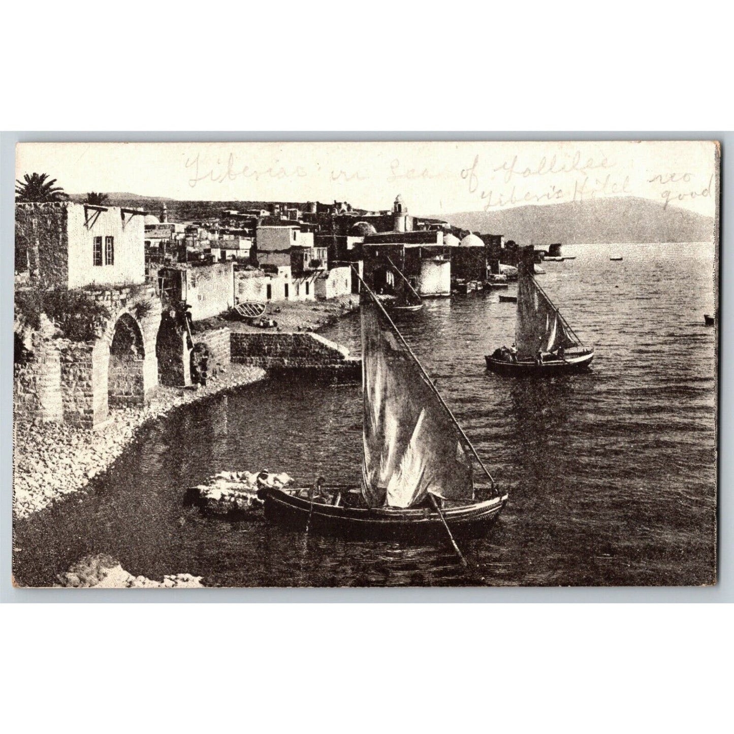 c1907-15 PPC Tiberias Israel Vintage Postcard