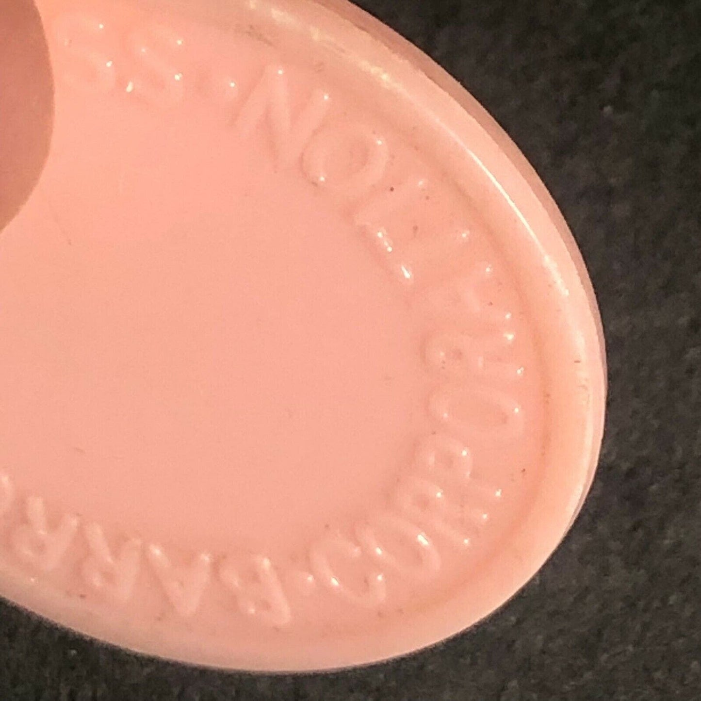 Barrow-In-Furness Transport England Plastic Token YellowCream 3D 25mm c50's-60's