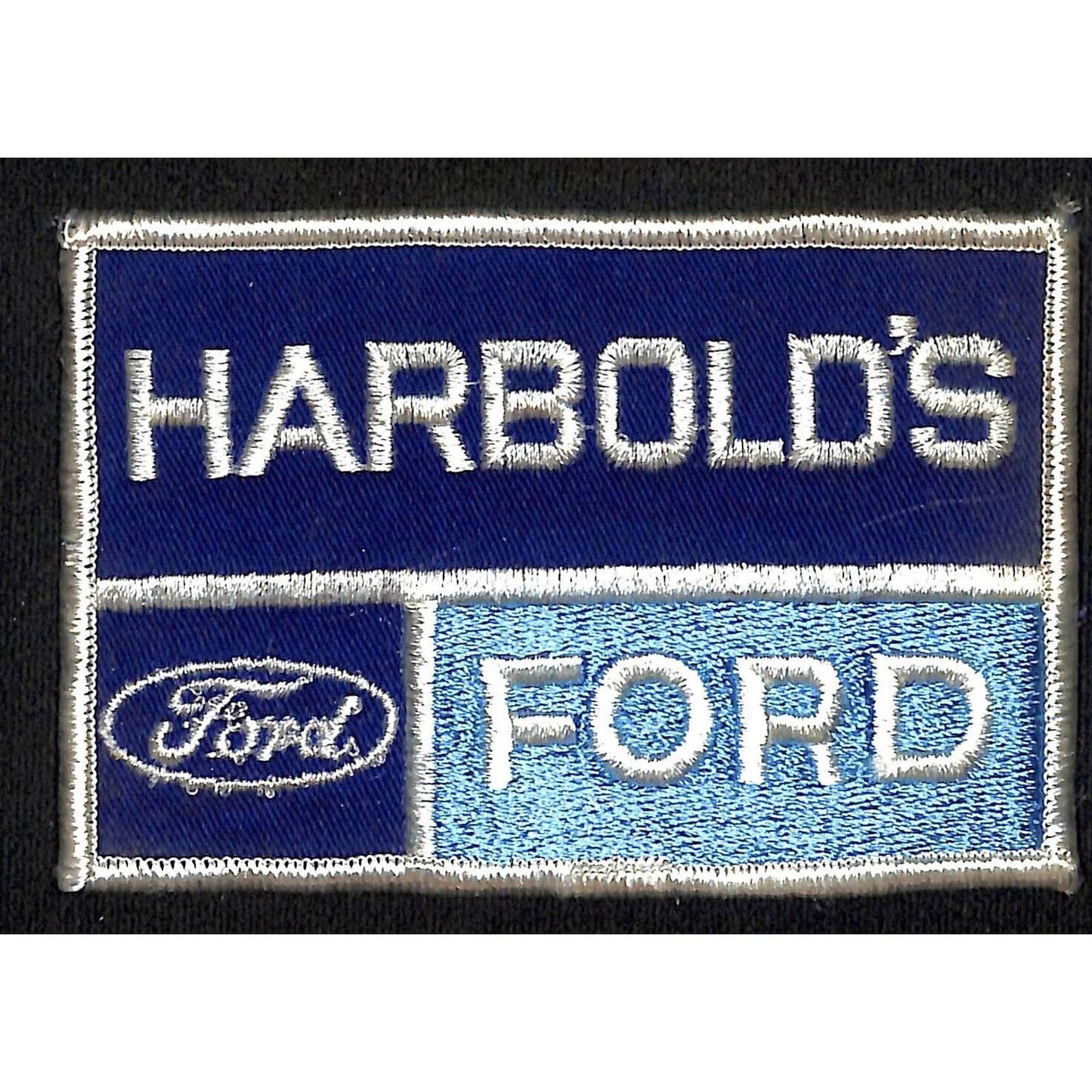 Dillsburg, PA Harbold's Ford Dealership Embroidered Patch NOS 3" x 4 1/2" Scarce