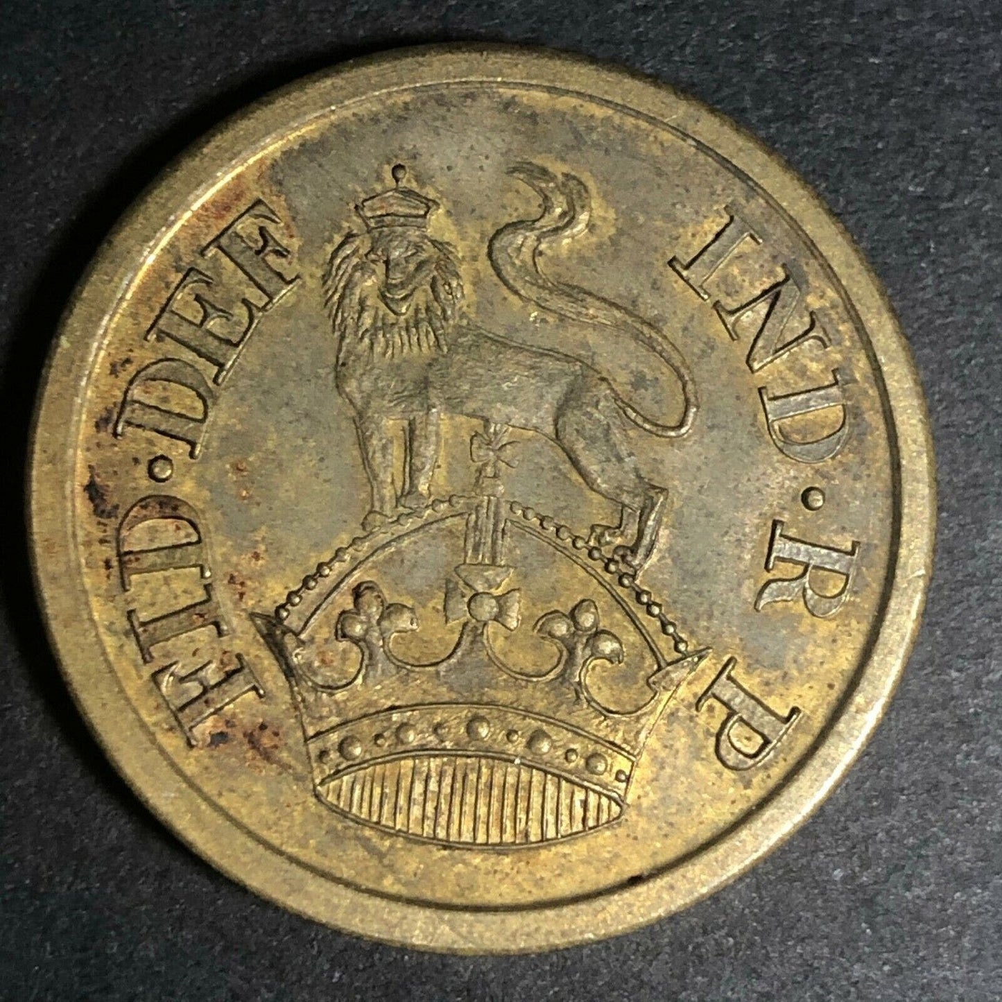 25.95mm Brass $10 Sized John Paul Jones Gaming Counter / Token - Fauver