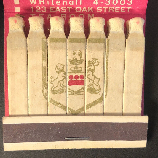 Musket & Henriksen Pharmacists Chicago Full FEATURE Vintage Matchbook c1950's