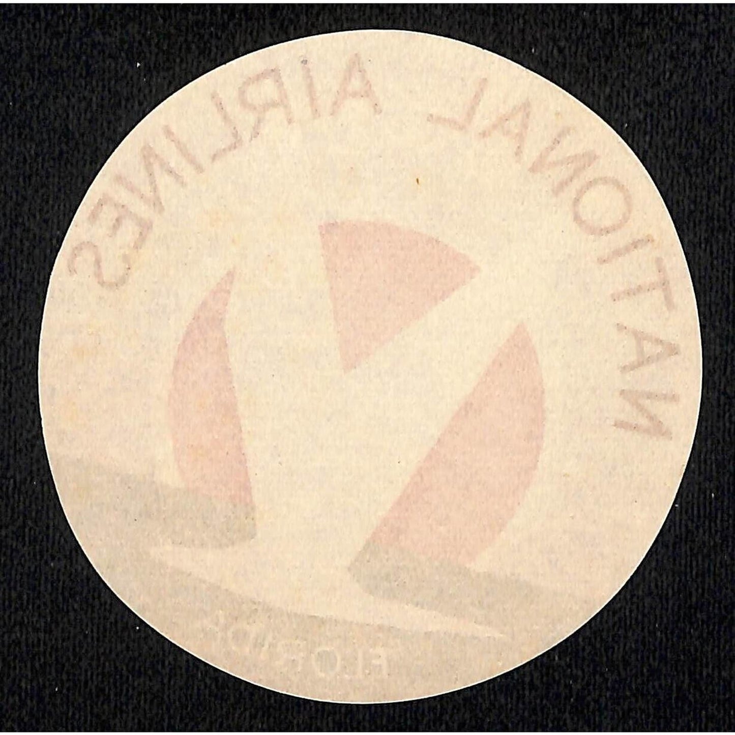 National Airlines Florida (No Gum) Label c1940's-50's w/ Sunset VGC
