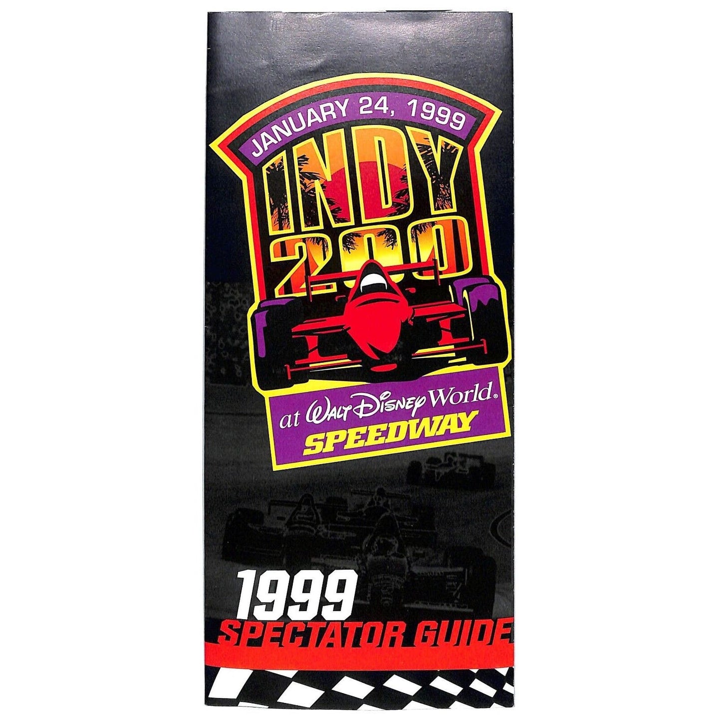 1999 Walt Disney World Speedway Indy 200 Spectator Guide VGC Scarce 500