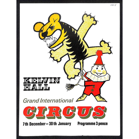 Grand International Circus Kelvin Hall 1964-65 Programme Glasgow VGC
