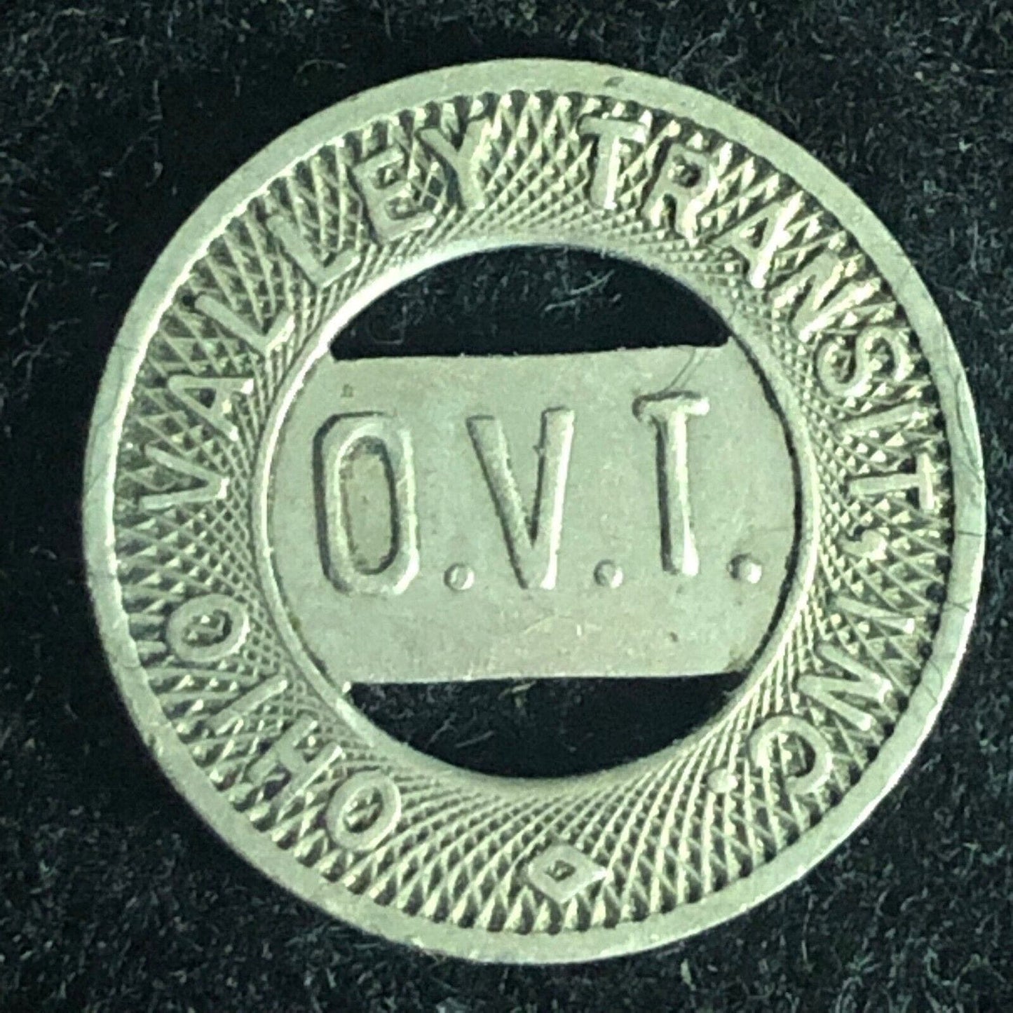 (Wellsburg, VA) Ohio Valley Transit O.V.T. G/F One Zone Token16mm
