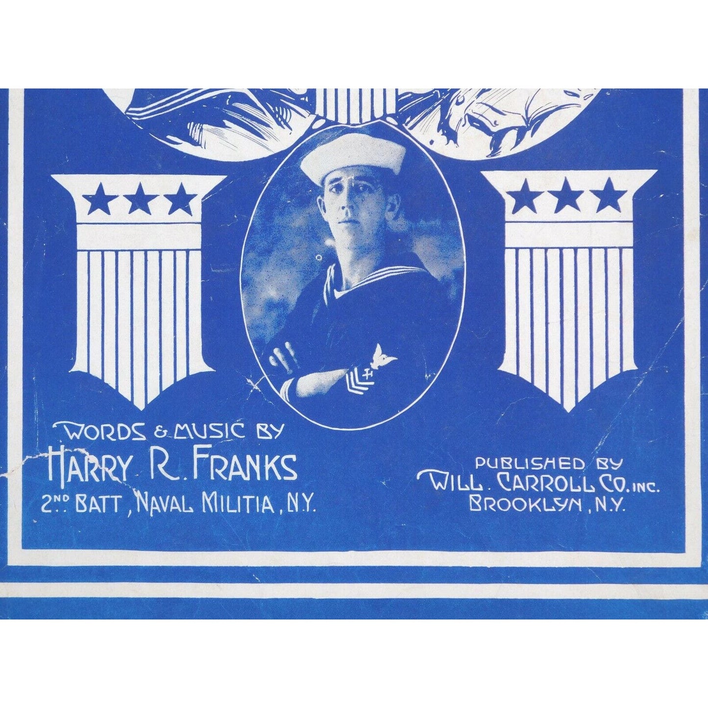 WWI Sheet Music - "The Boys From Yankee Land" Harry R. Franks