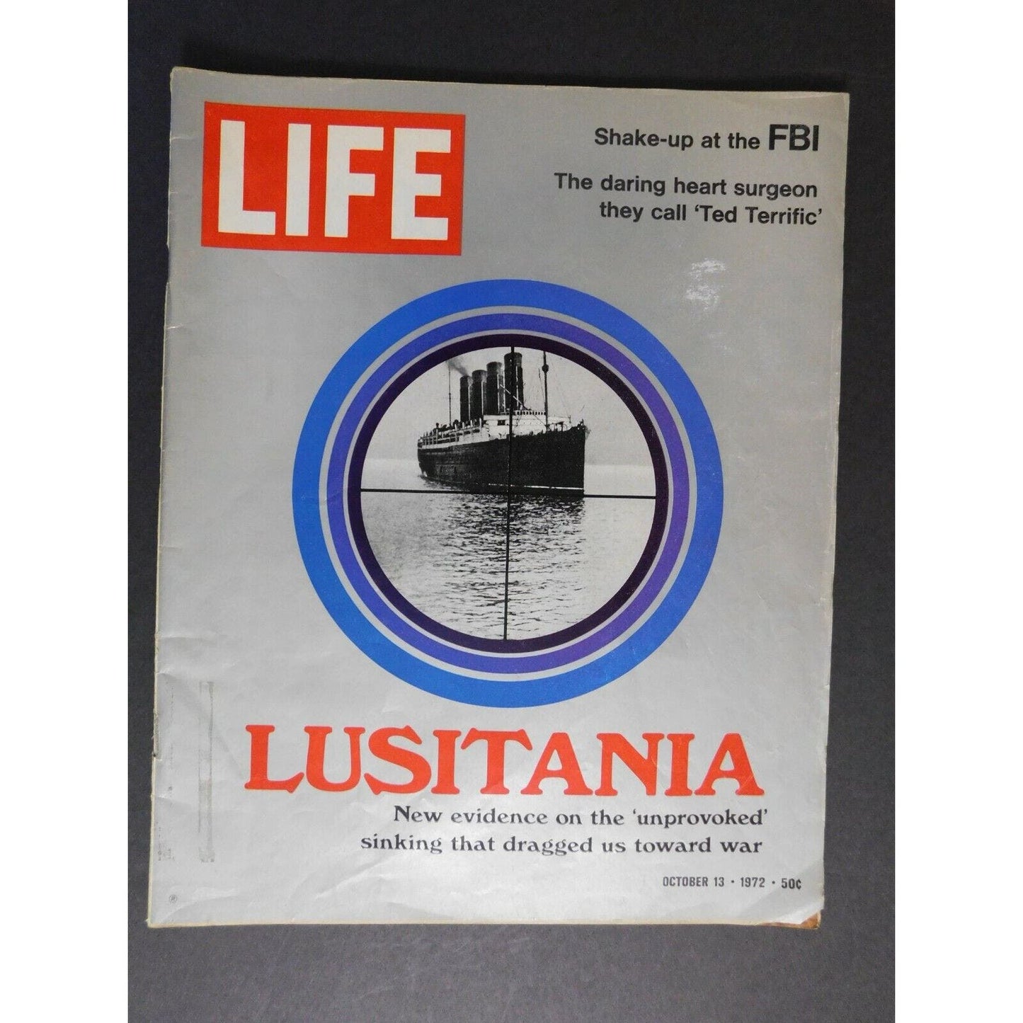 Life Magazine Oct 13 1972 - Lusitania - 94 pgs.