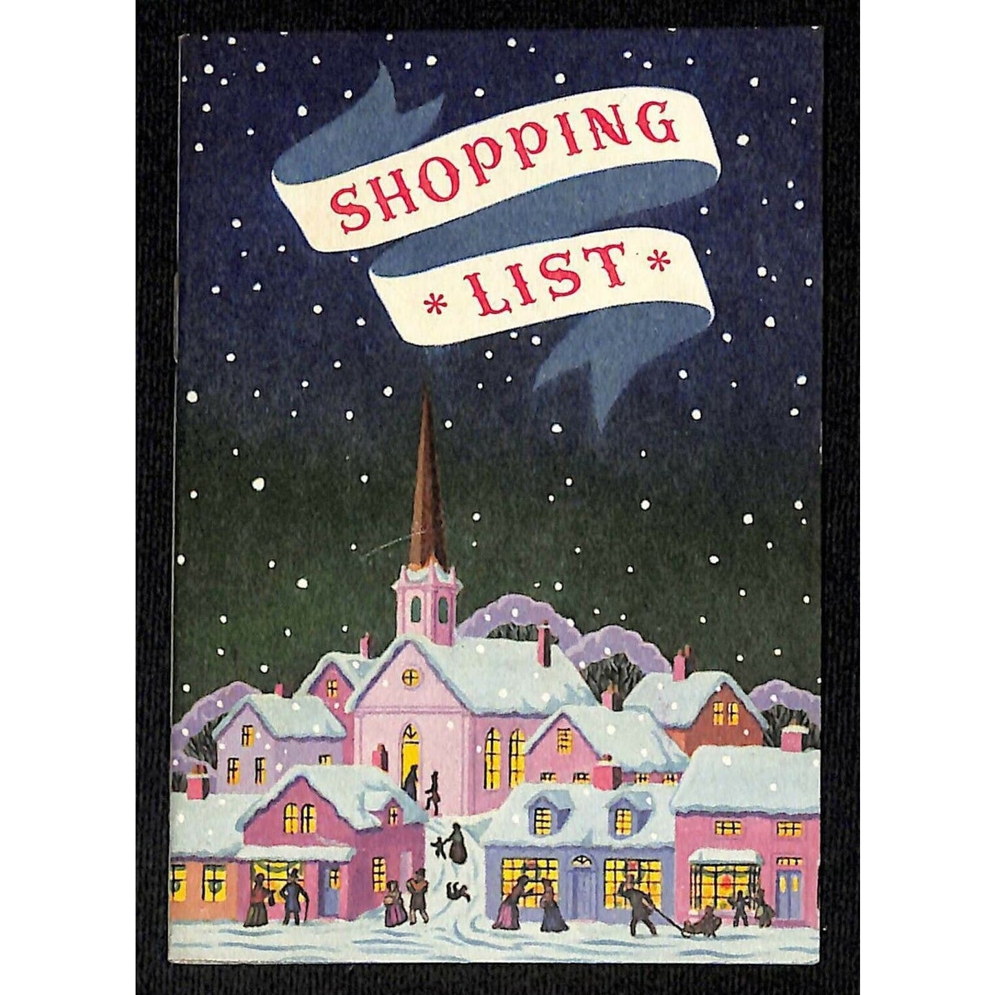 c1950's Society for Savings Bank's Christmas Club Gift List Booklet Cleveland