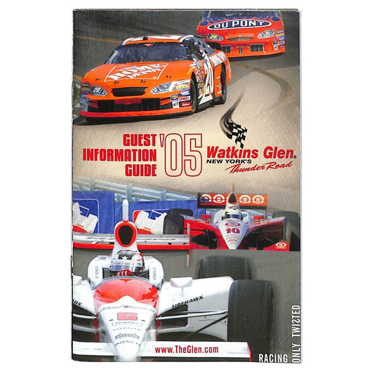 2005 Watkins Glen Racing Guest Information Guide Booklet 28pp - VGC