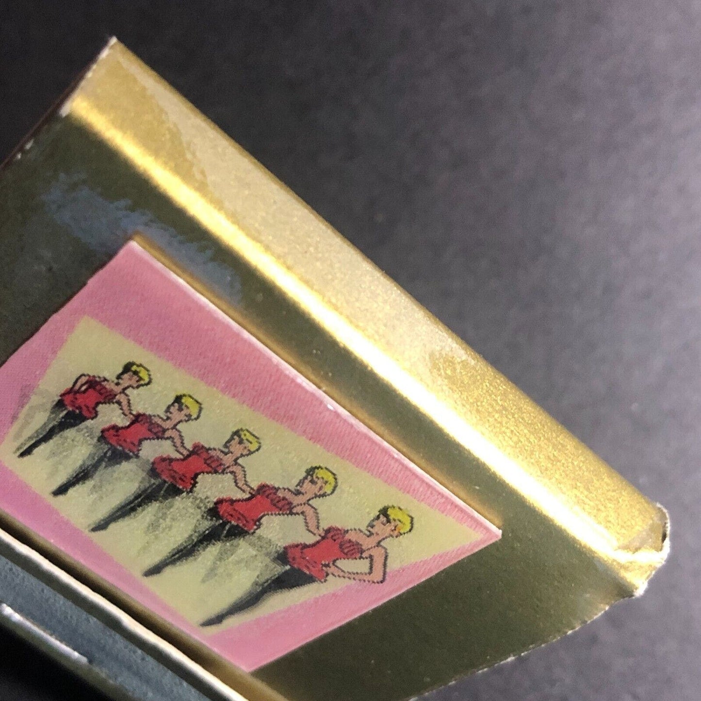 Gaslight Club Paris Full Matchbook c1960's Lenticular Dancing Girls
