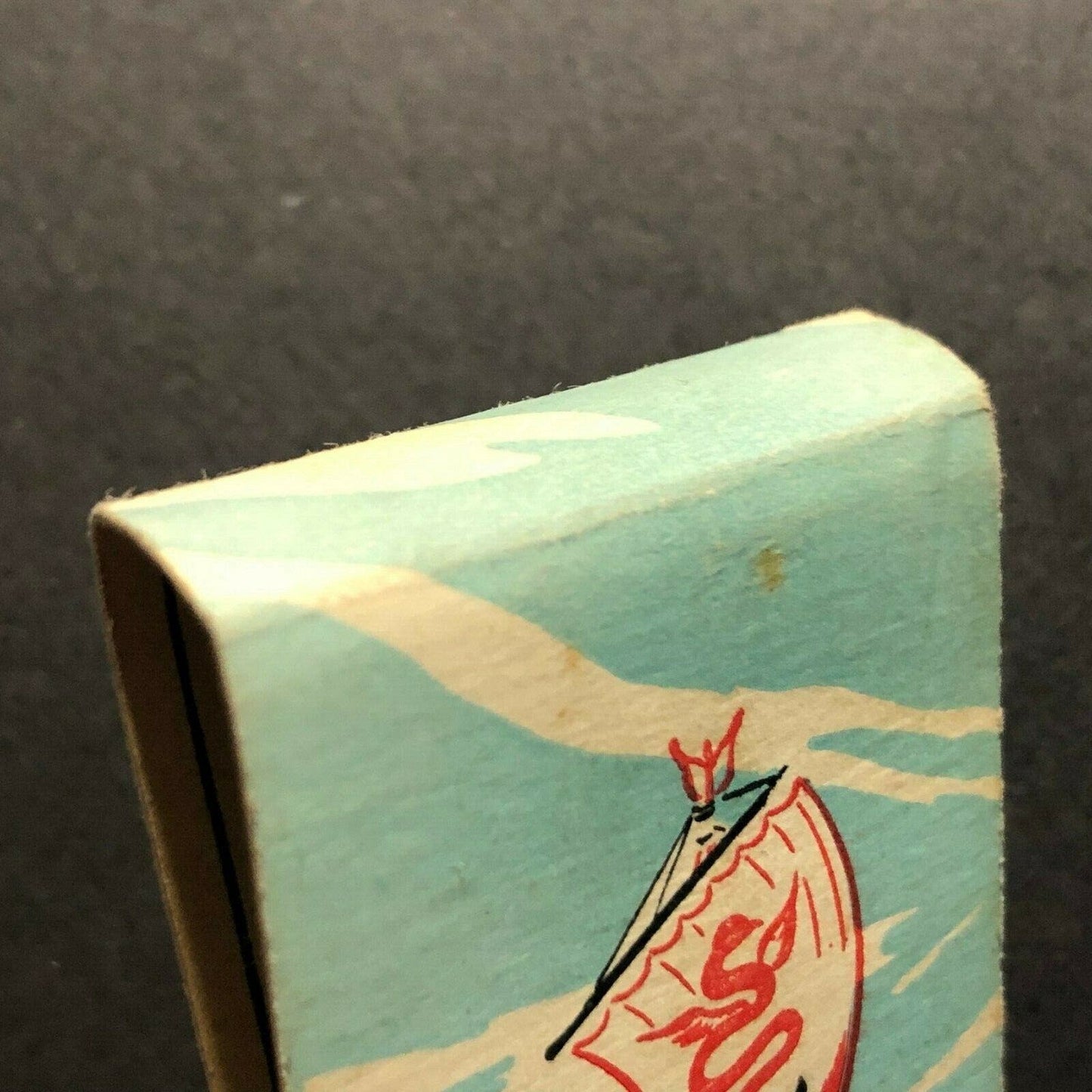 Scarce c1930-40's Full Bottom Strike "Romance of Ships" Matchbook Viking