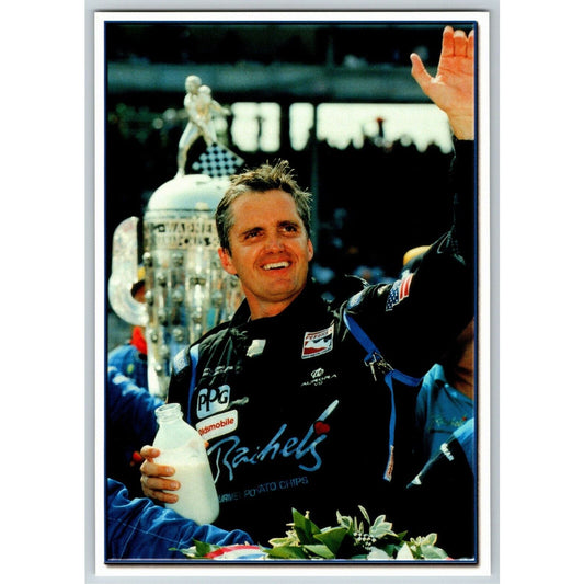 c1998 Indy 500 - Eddie Cheever Jr. - Motor Speedway NOS 4" x 5 3/4" Postcard