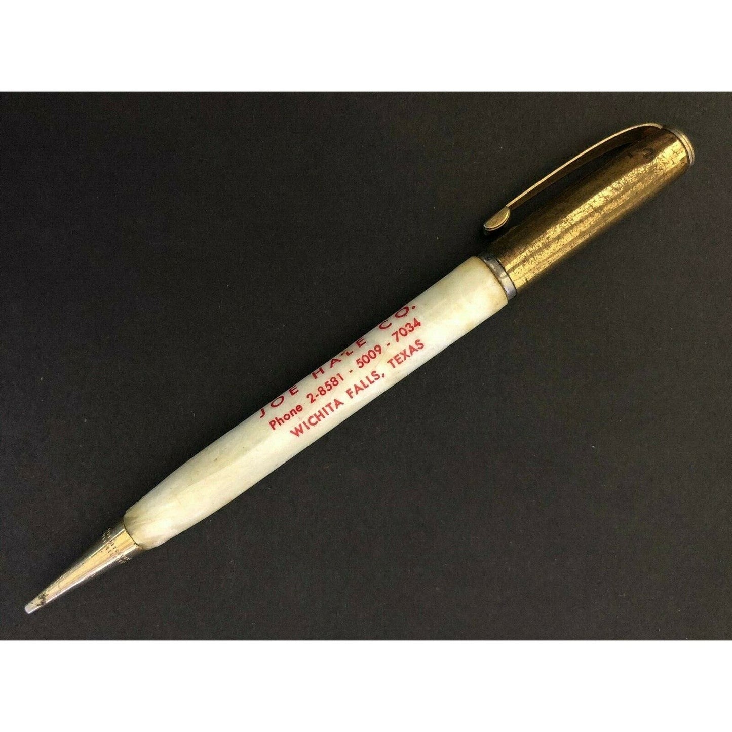c1940's-50's Joe Hale Wichita, KS (Construction?) Mechanical Advertising Pencil