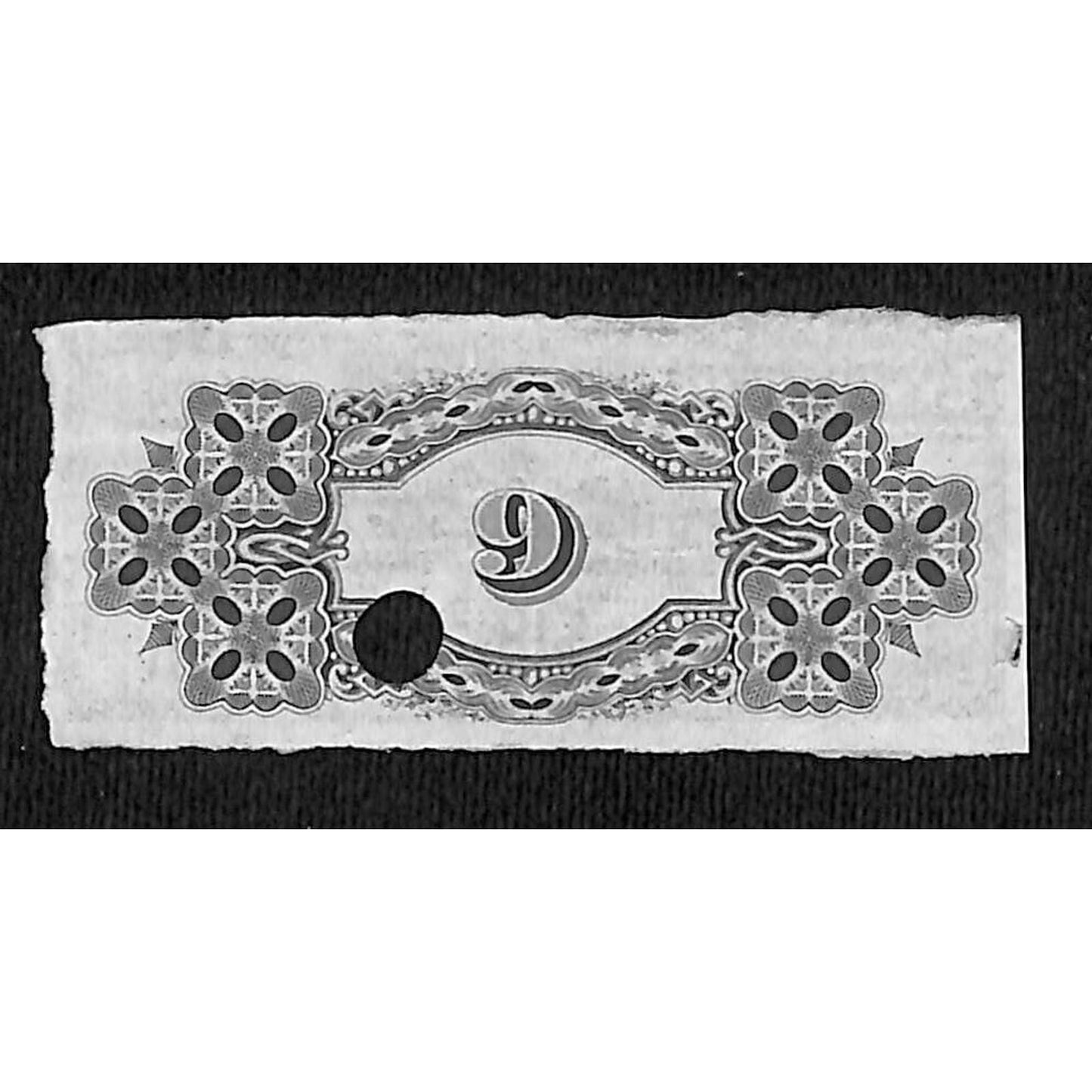 Lynchburg and Durham Railroad 1894 6 Month Bond Coupon w/ Locomotive Vignette