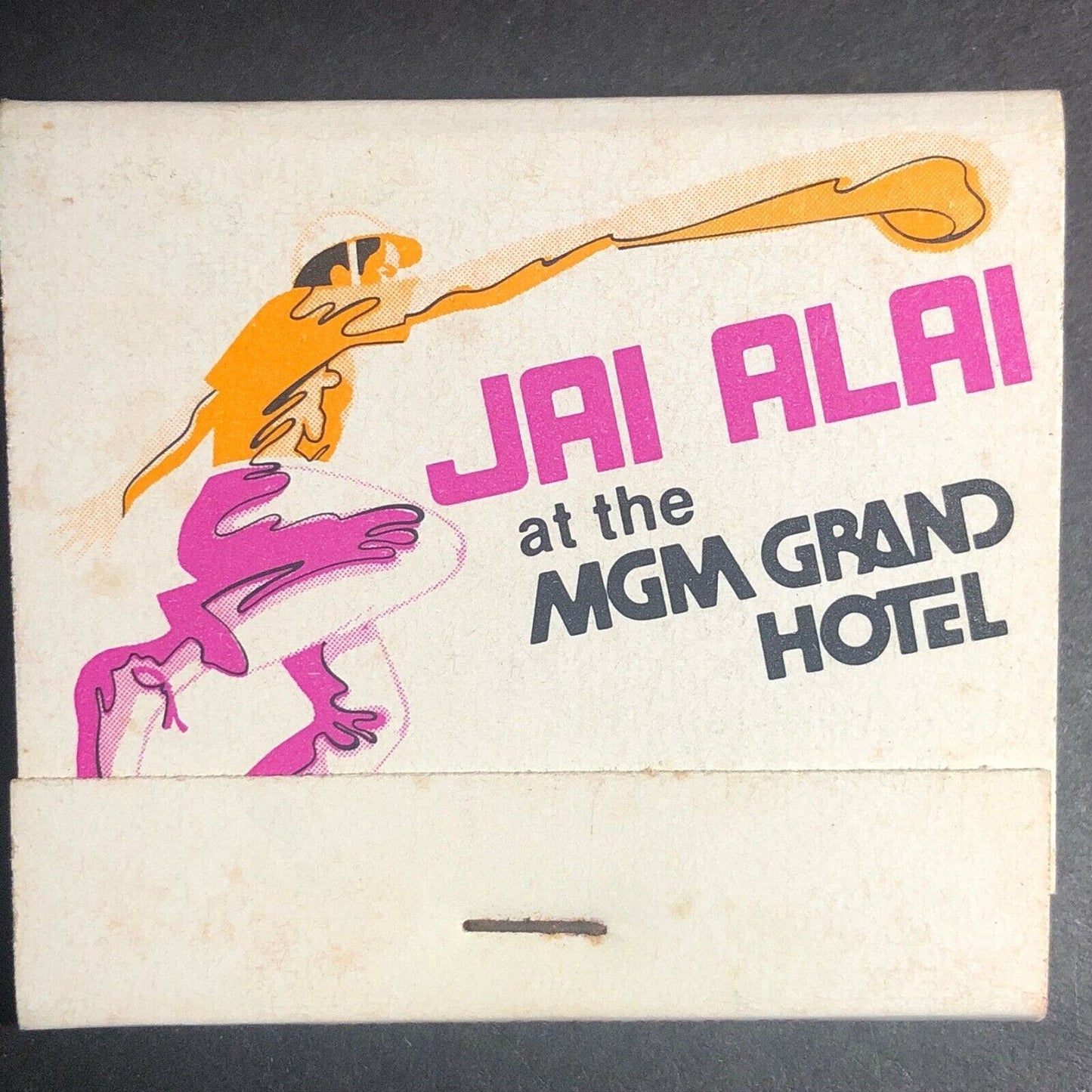 70's-80's Full Matchbook "MGM Grand Jai Alai" Las Vegas, NV