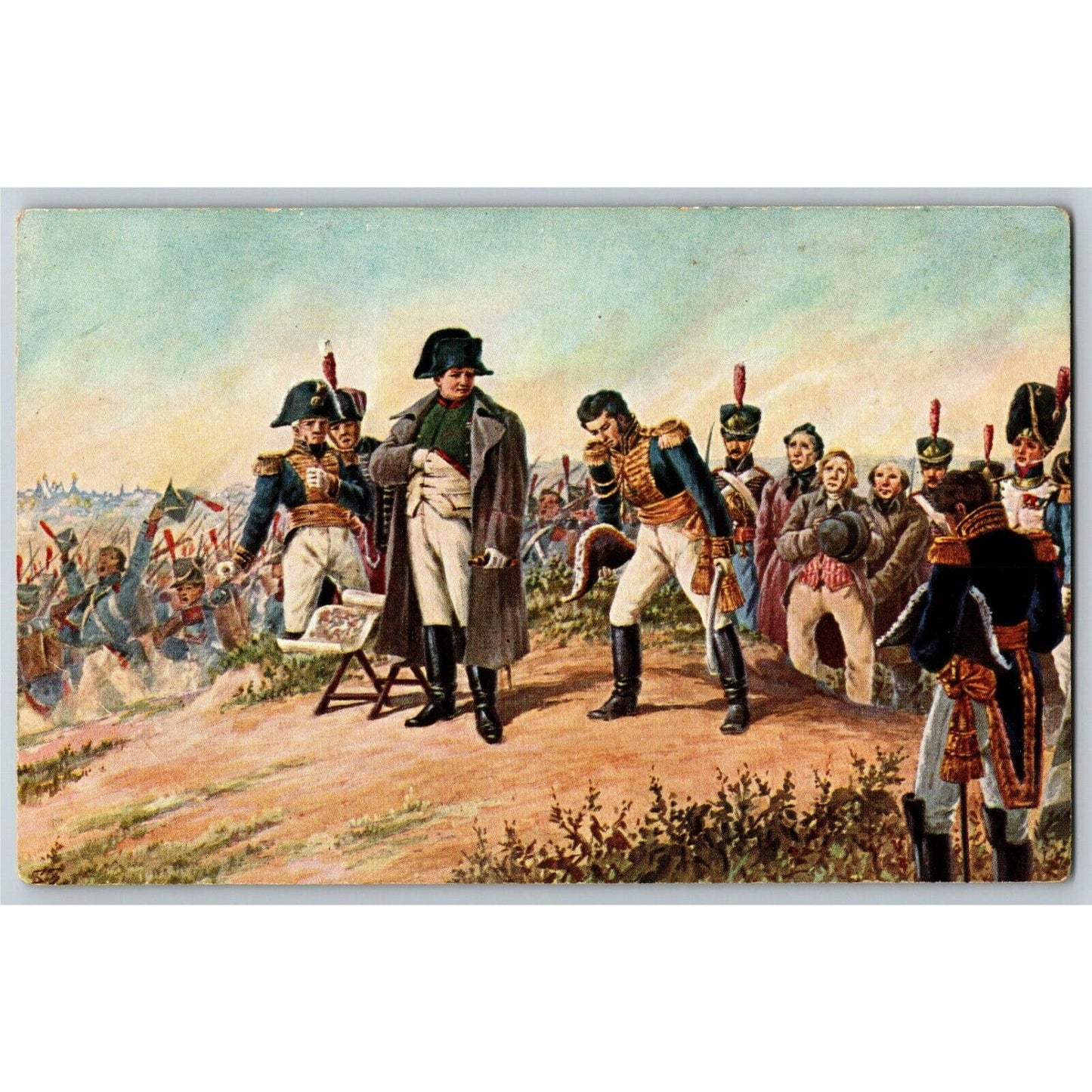 c1907-16 Russian / Cyrillic Postcard Napoleon "Deputy of the Moscow Region"