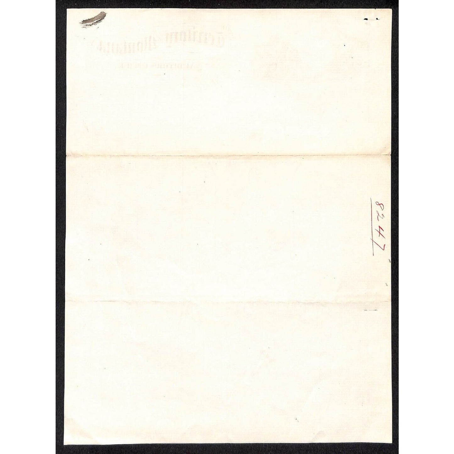 Helena, MT Territory of Montana 1889 Auditor's Letterhead w/ Workmen Train Vig.