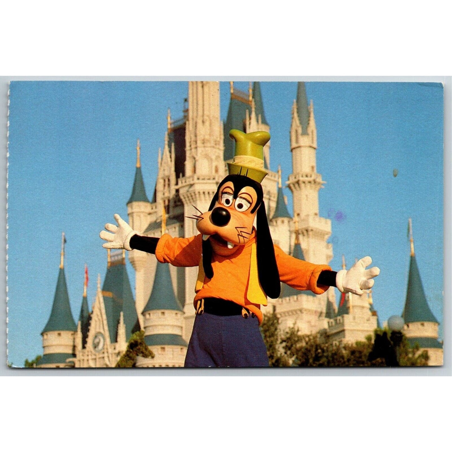 Vintage Disney World Postcard - Mickey's Full-Time Buddy, Goofy