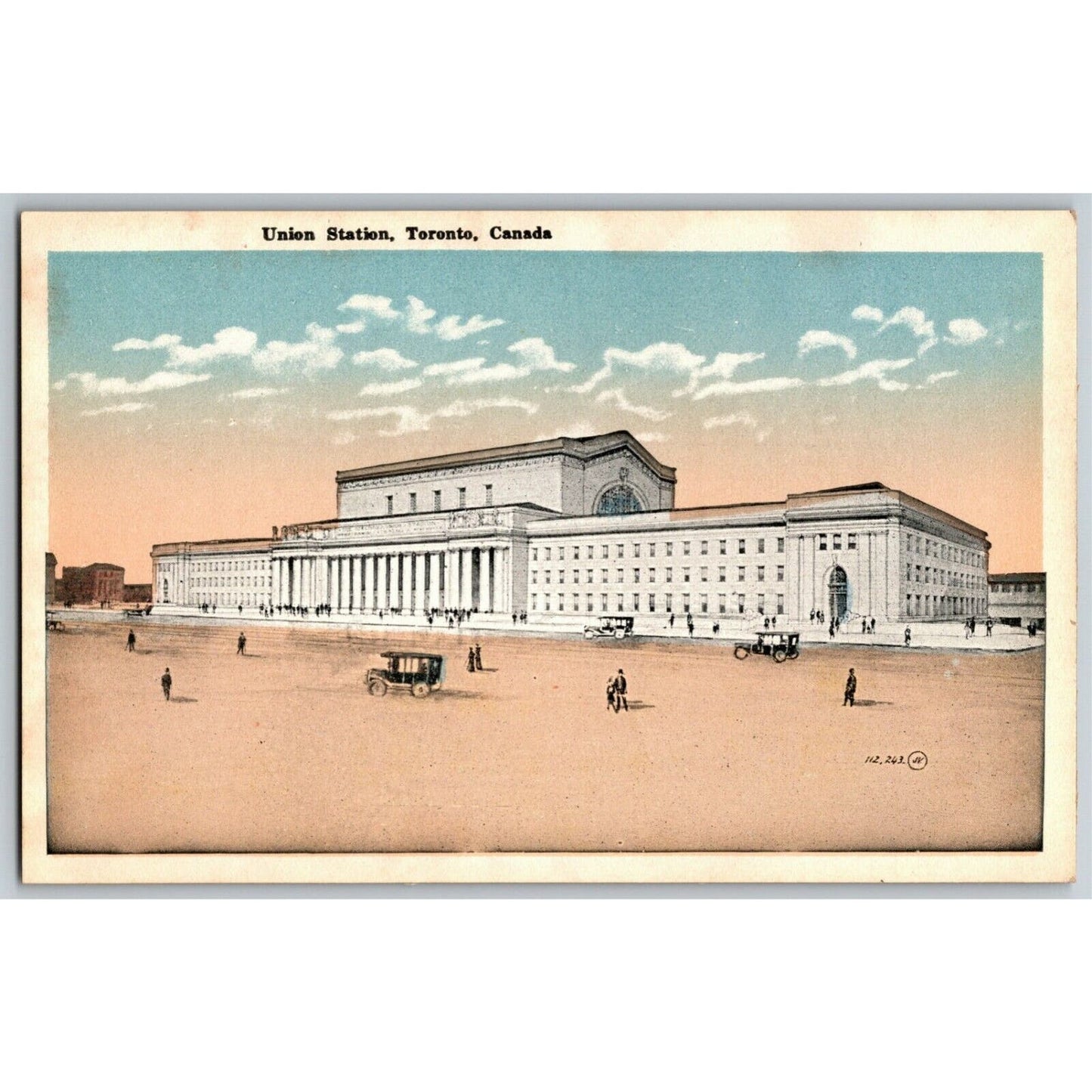 "Union Station" Toronto, Canada" - Vintage Postcard NP