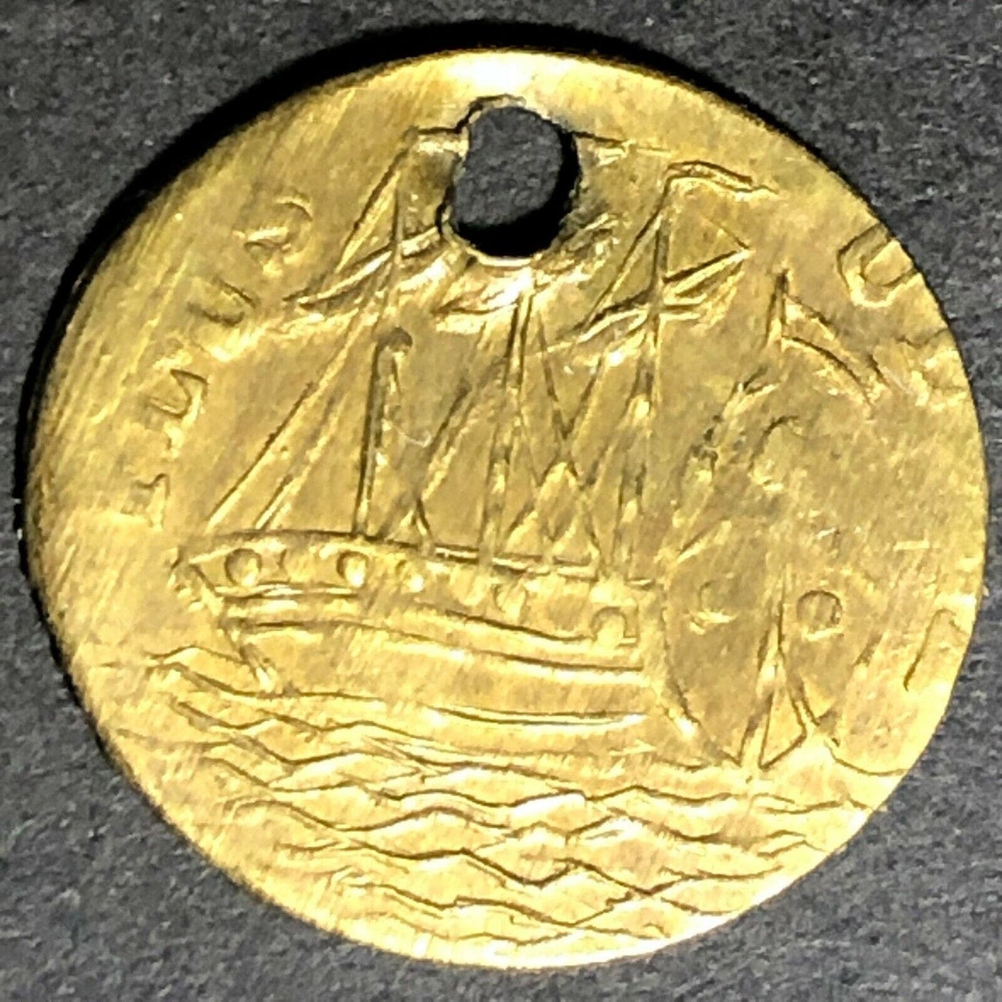 c1855-67 19.5mm Attrib. to Habelt - German Jeton / Counter / Token - Ben Fauver