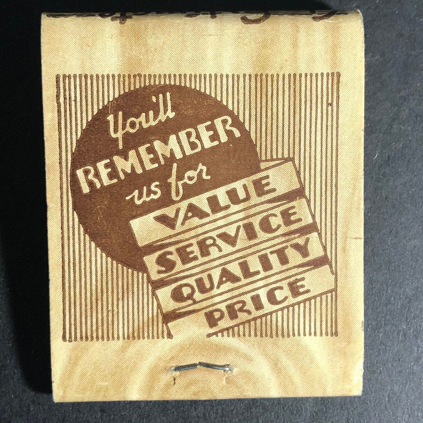 Forest Lumber Idyllwild, CA c1950's Full 20-Strike Matchbook Scarce VGC