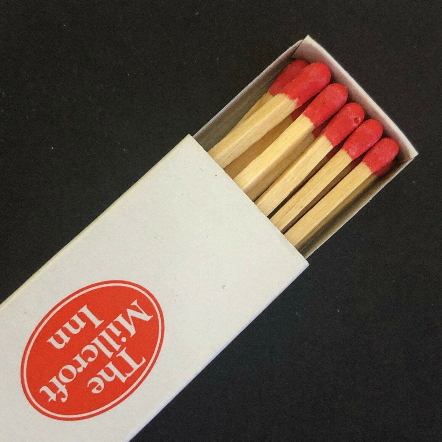 c1980's-90's Wooden Matchbox Matchbook - "The Millcroft Inn" Alton, ONT