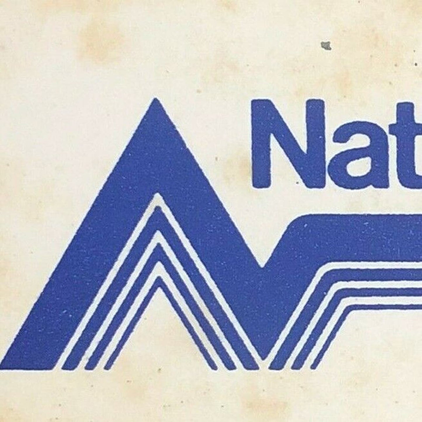 Very Scarce 70's Full Matchbook "National Can"