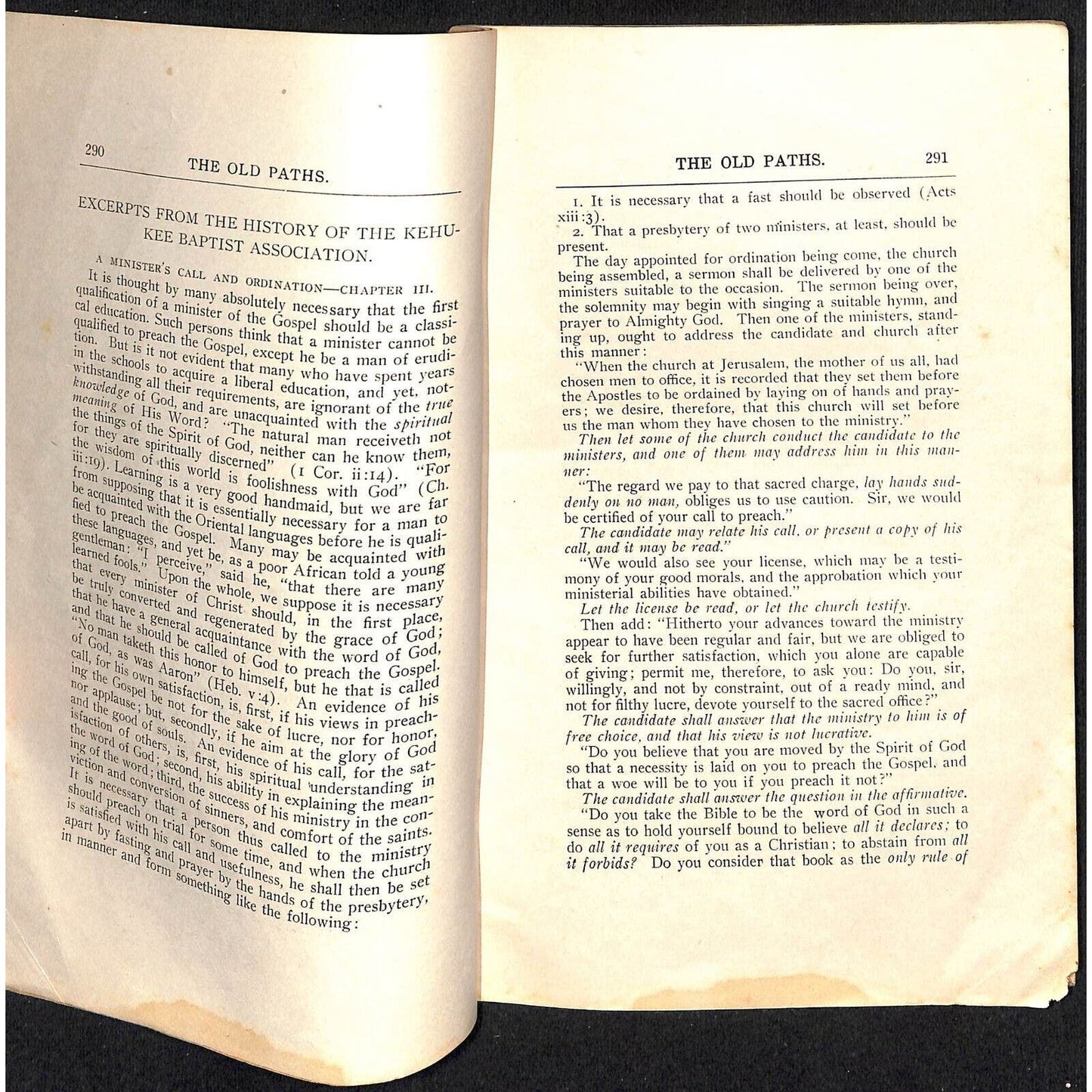 Nashville, TN Oct. 1907 Vol. XVII. No. 1 "The Old Paths" pp290-320 Christianity
