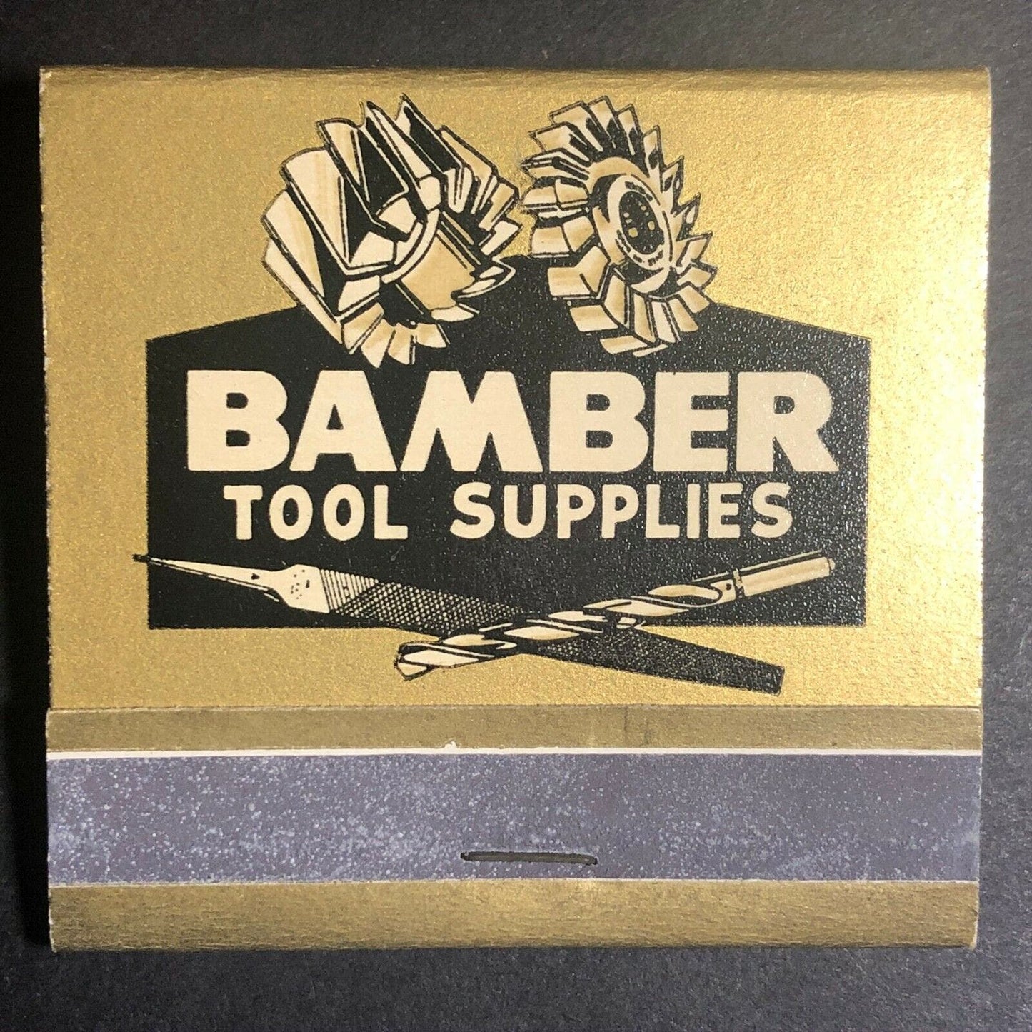 Scarce 1950's-60's Full Matchbook "Bamber Tool Supplies" North Haven, CT
