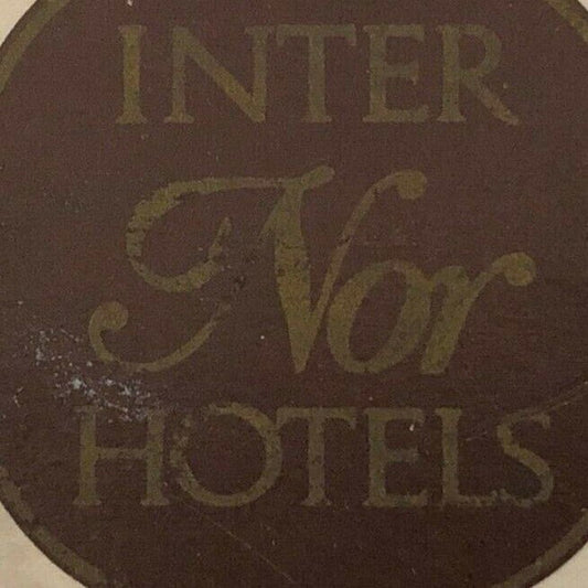 c1980's-90's Wooden Matchboxes / Matchbooks - "Inter Nor Hotels" Oslo, Norway
