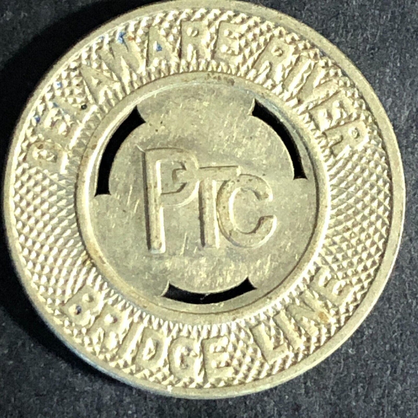 Philadelphia Camden WM PTC Delaware River Bridge Line Token 22mm