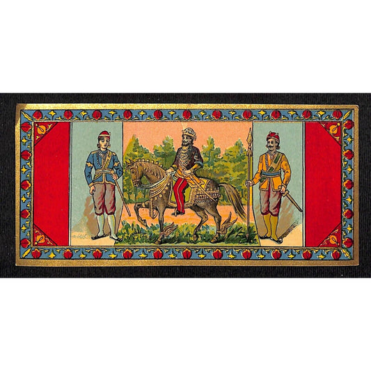 Antique Perfume? Soap? Cigar? Label - Soldier On Horse with Sword